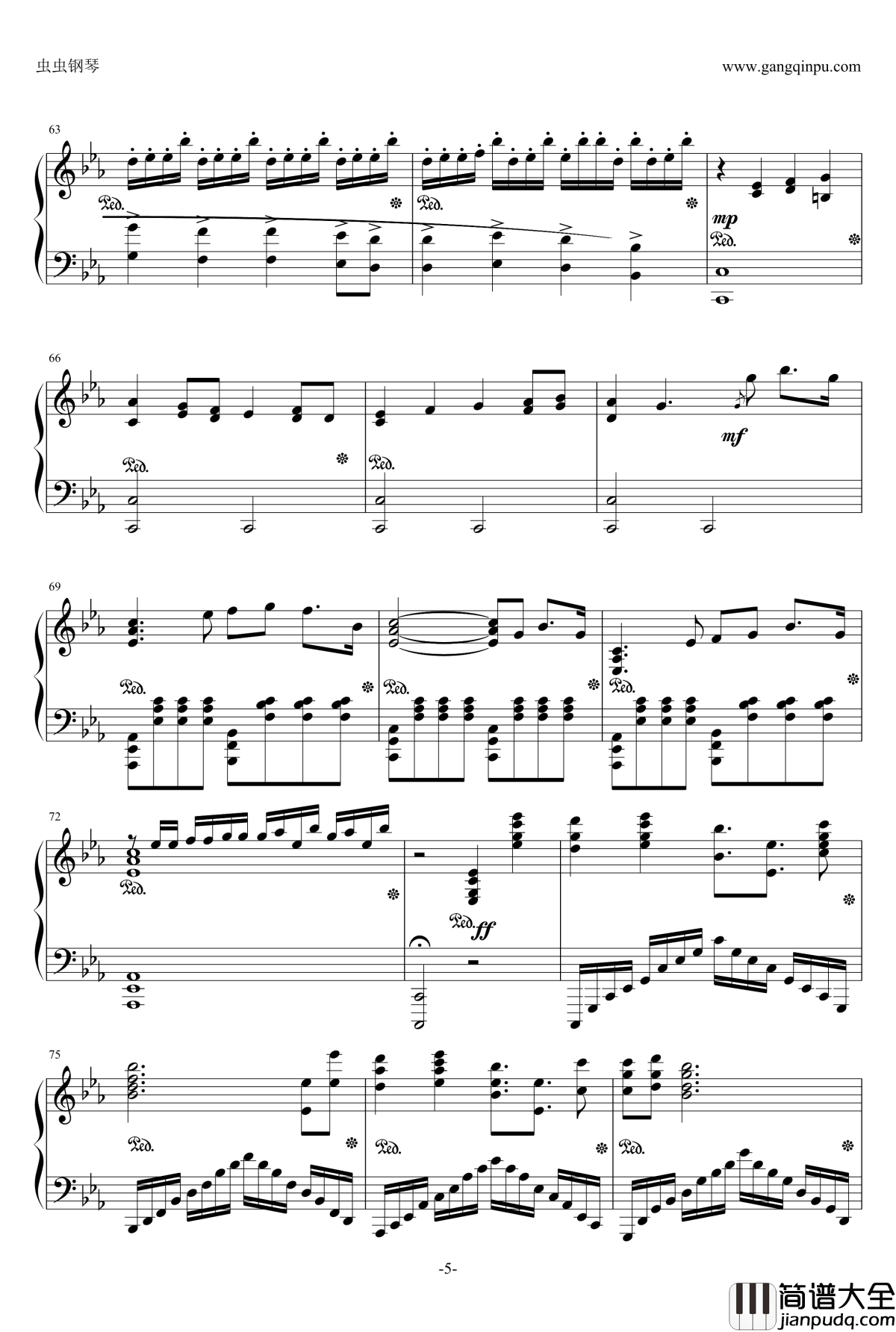 Krone钢琴谱_罪恶王冠OST_Guilty_Crown_泽野弘之