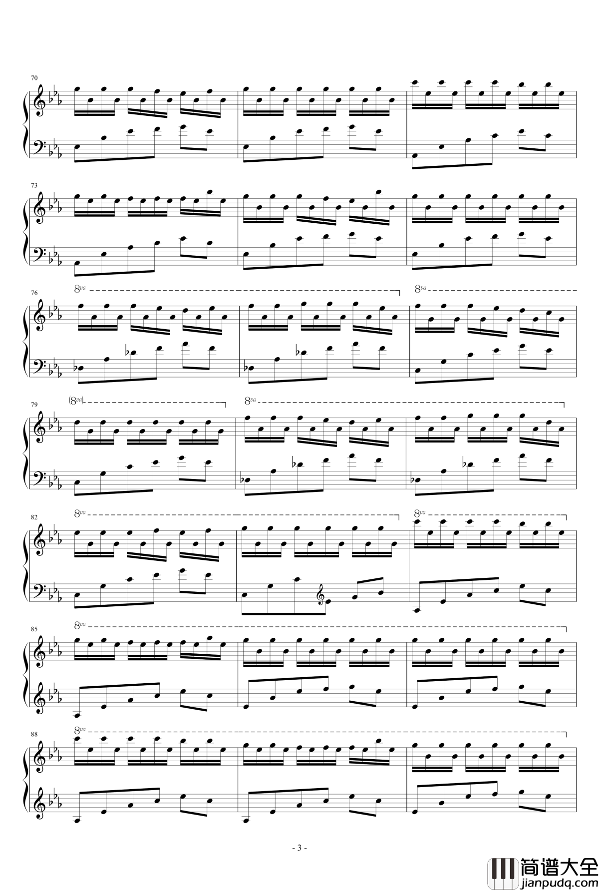 被锁住的雨夜钢琴谱_湮遁