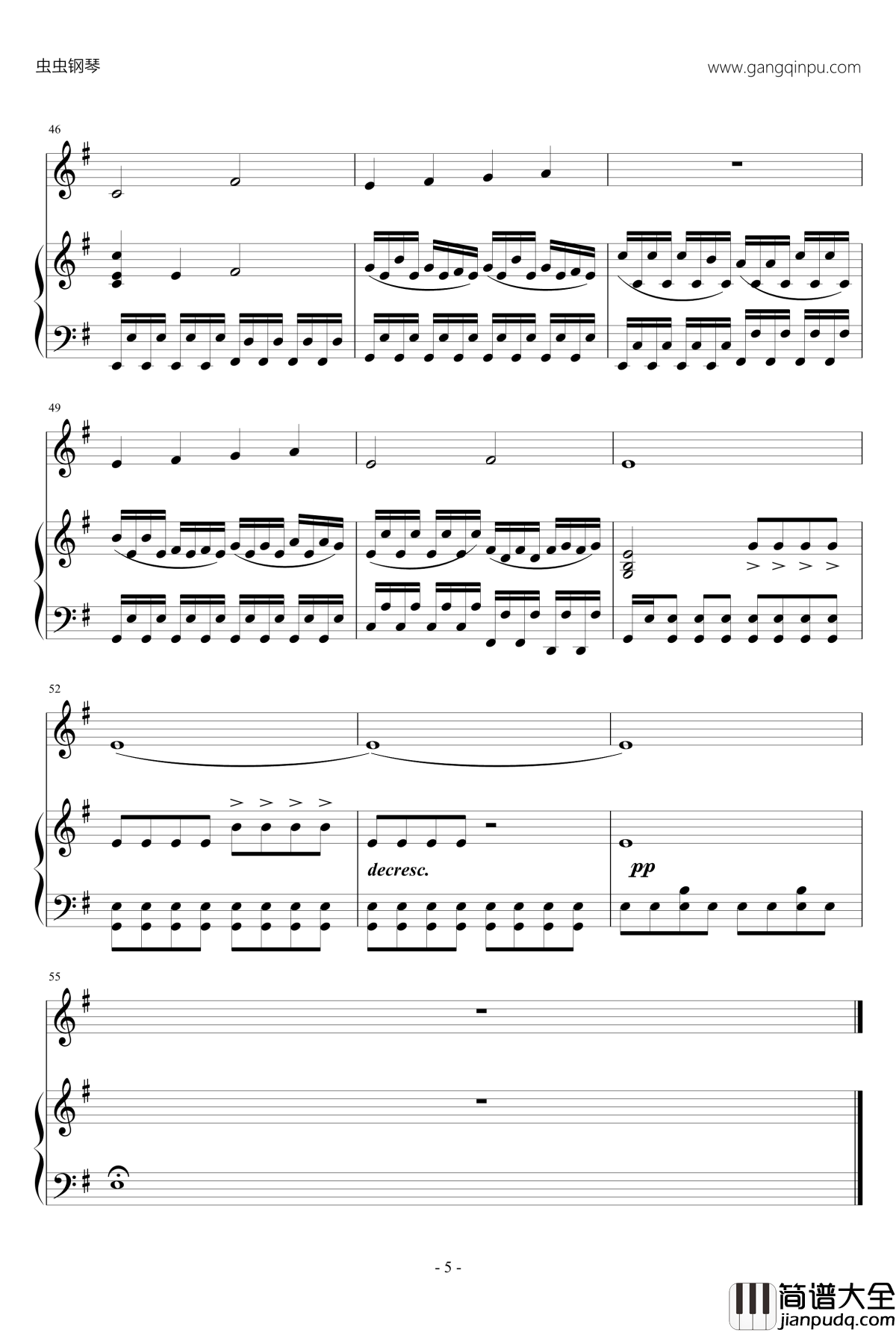 Aurora‘s_Theme钢琴谱_育碧新作_光之子_BGM_Child_of_Light