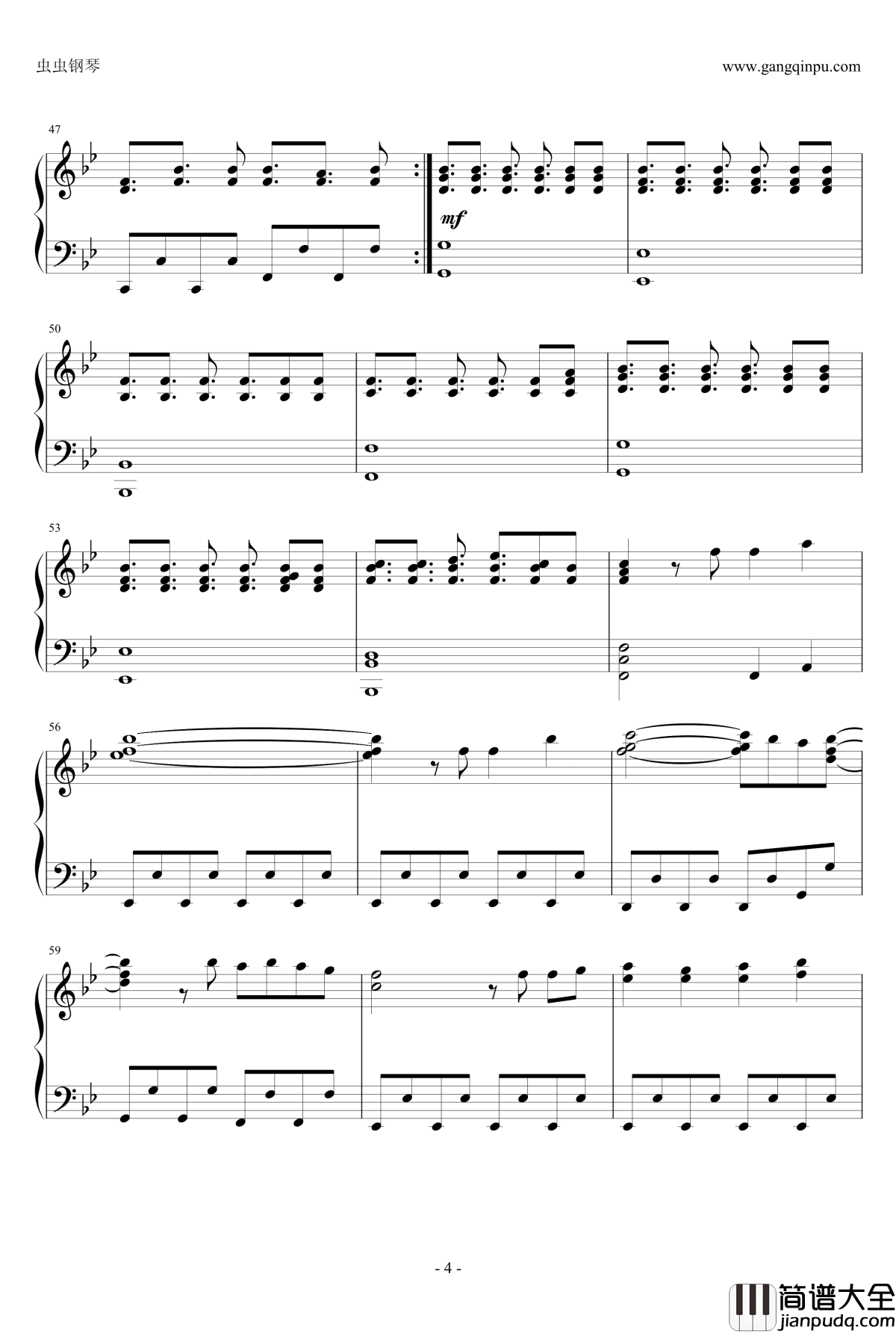 ClariS钢琴谱_伪恋OP1_CLICK