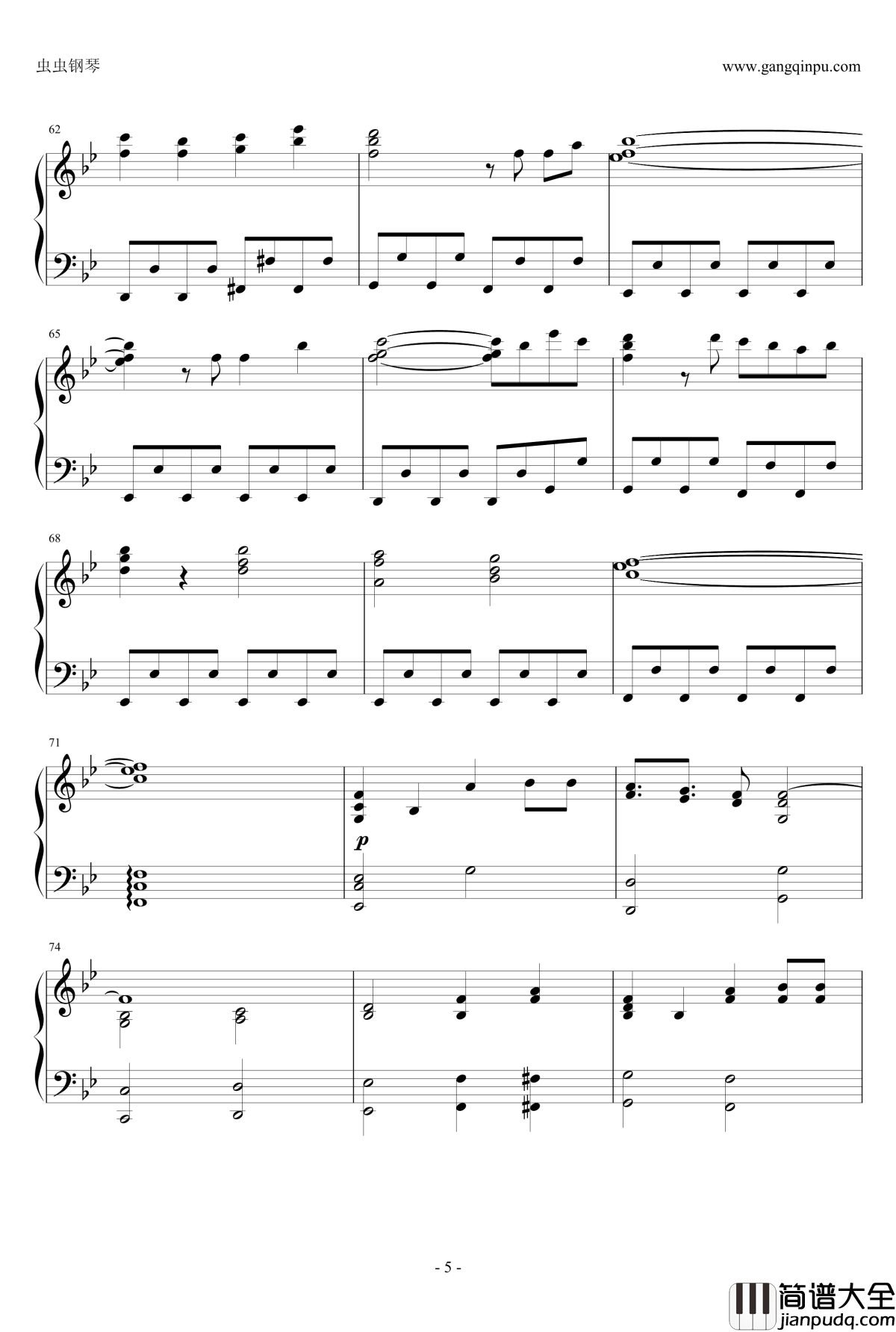 ClariS钢琴谱_伪恋OP1_CLICK