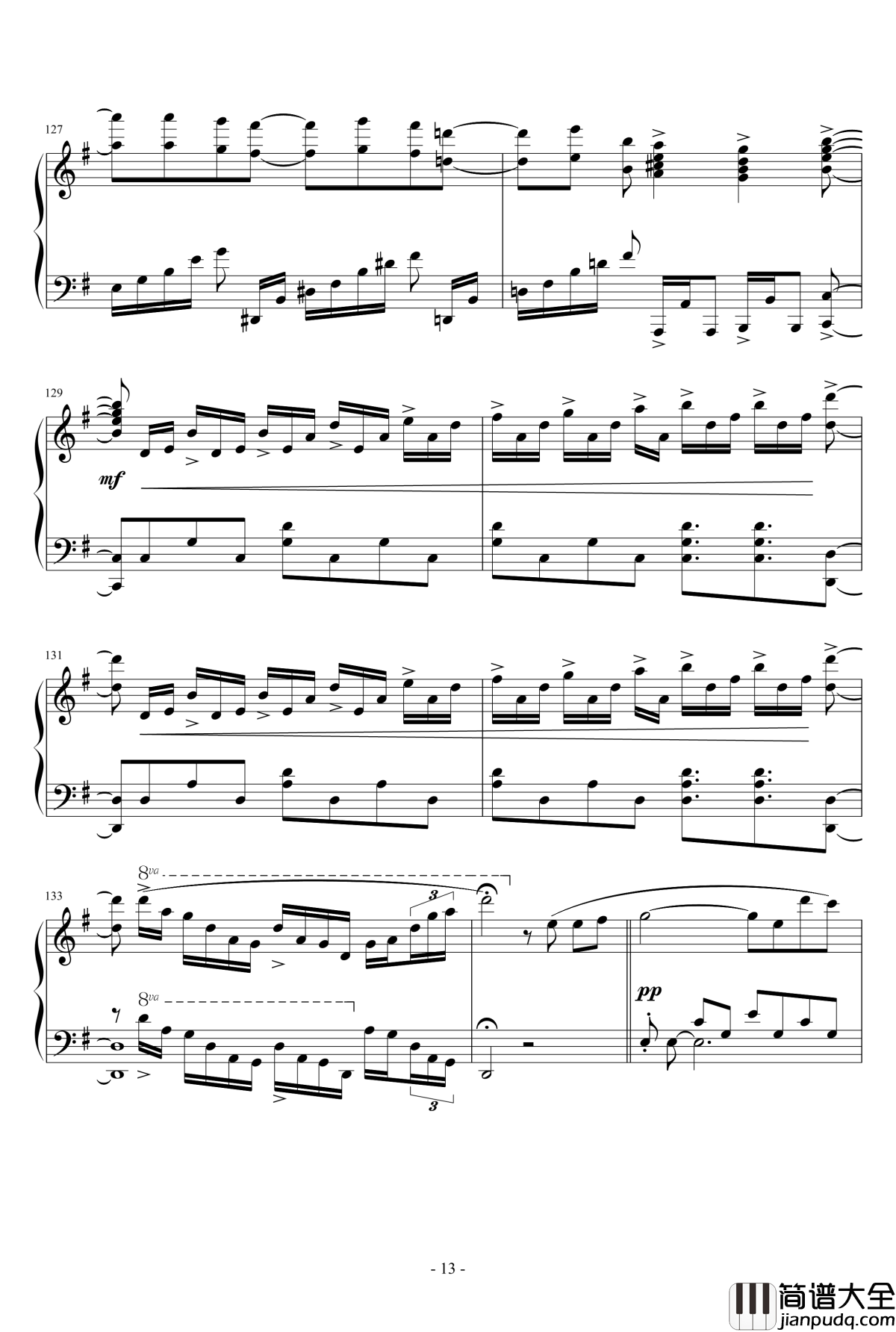 No_Game_No_Life_OP钢琴谱_完整版_游戏人生