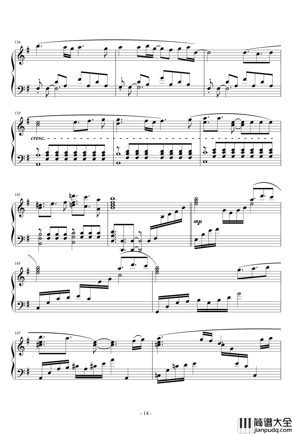 No_Game_No_Life_OP钢琴谱_完整版_游戏人生