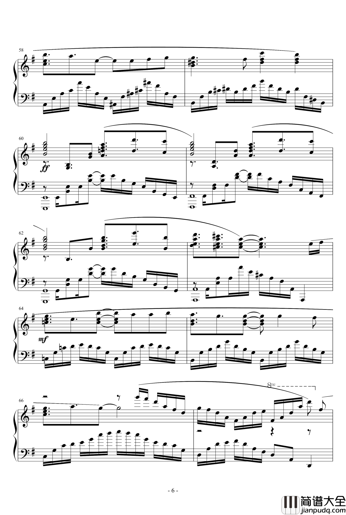 No_Game_No_Life_OP钢琴谱_完整版_游戏人生