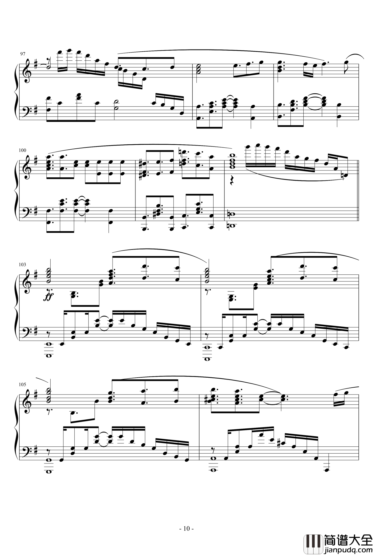 No_Game_No_Life_OP钢琴谱_完整版_游戏人生