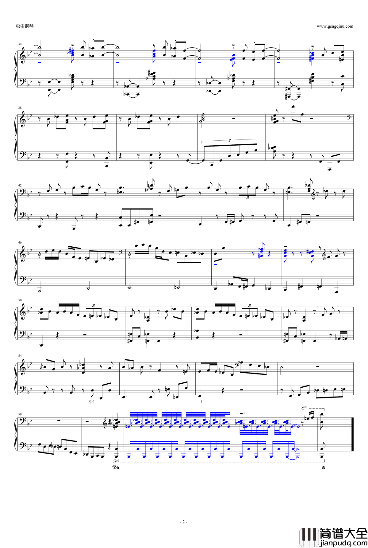 Choux_à_la_Crème钢琴谱_独奏_上原广美