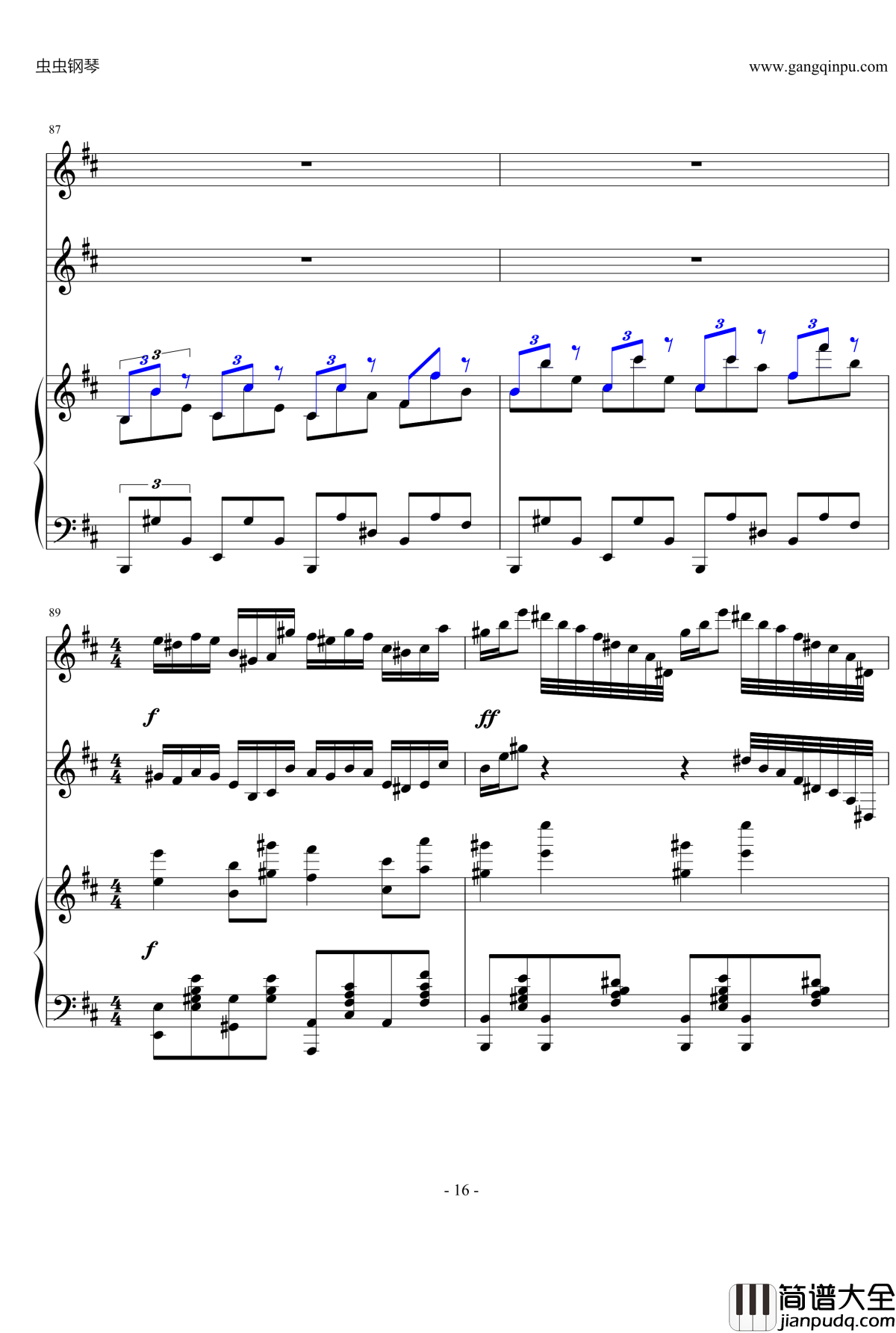 D大调钢琴三重奏第1乐章钢琴谱_nyride