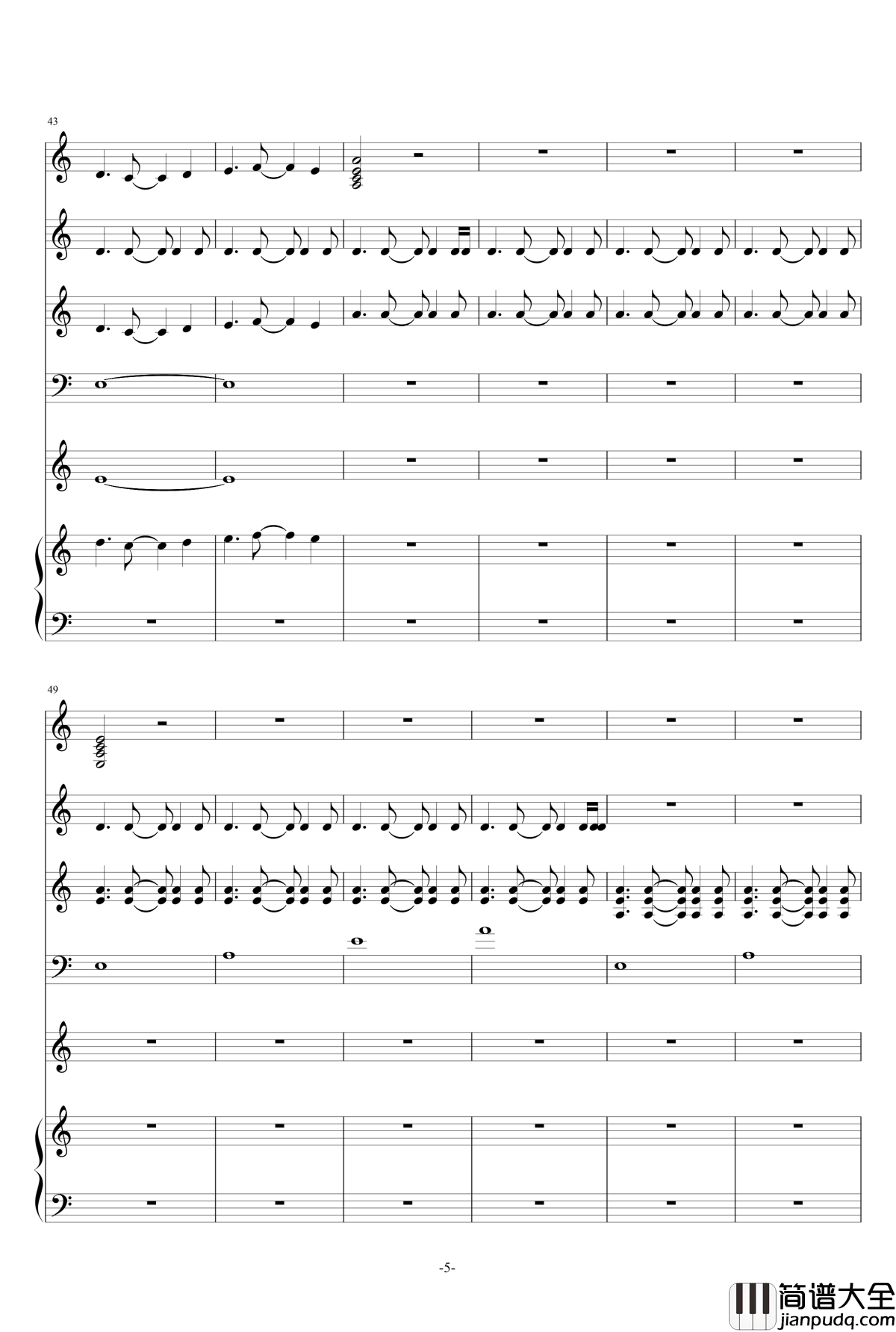 蔷薇战场钢琴谱_q932152571