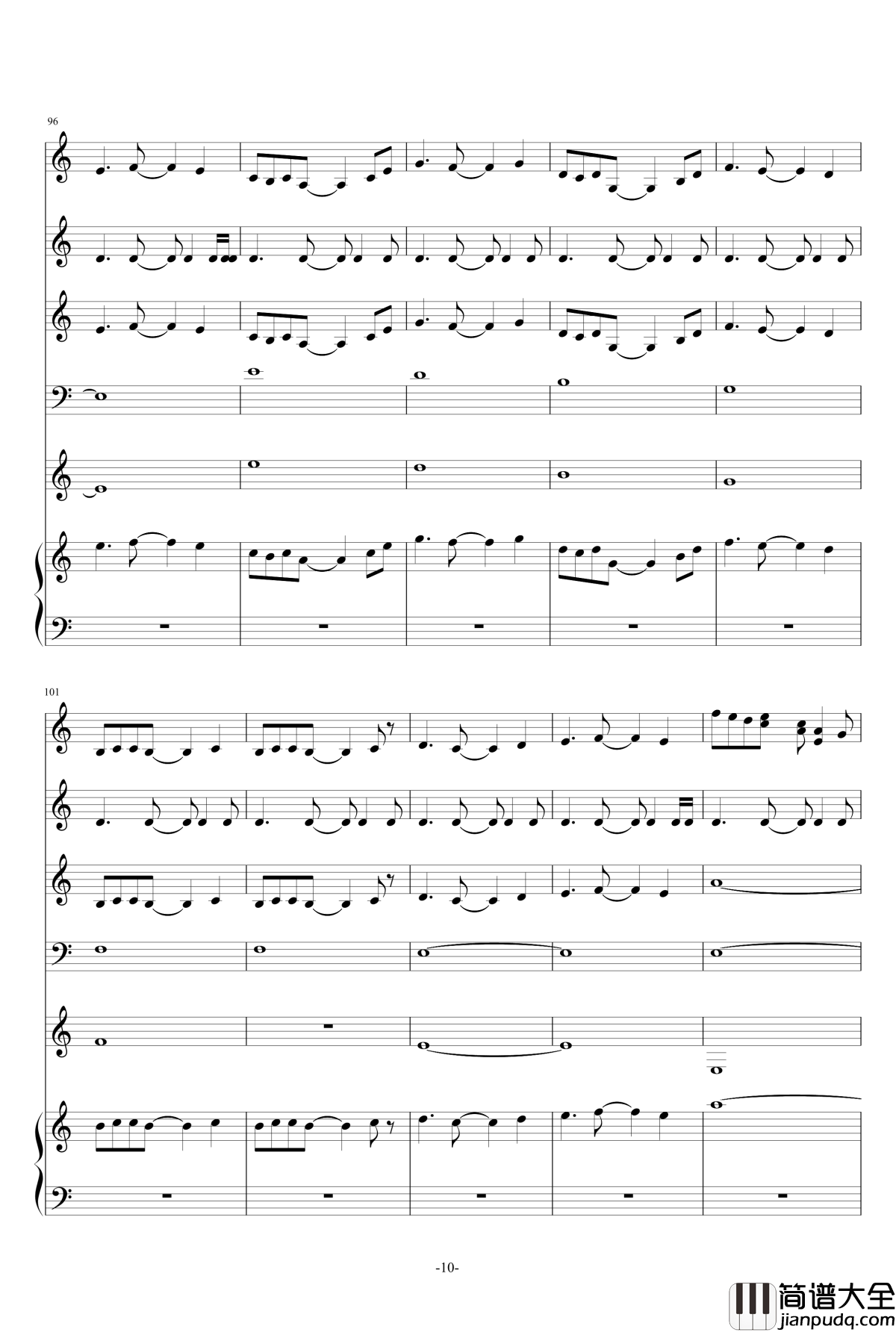 蔷薇战场钢琴谱_q932152571