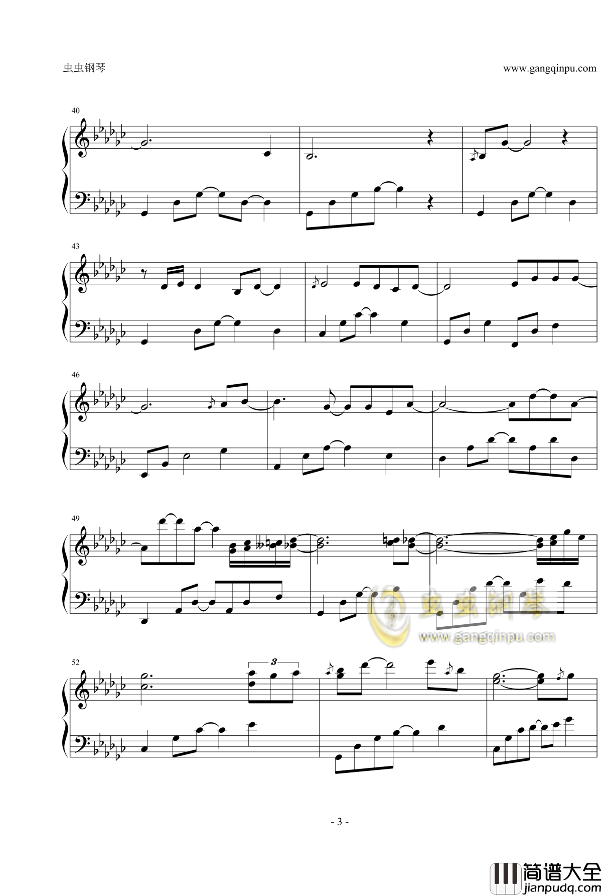 再见钢琴谱_王俊凯Karry