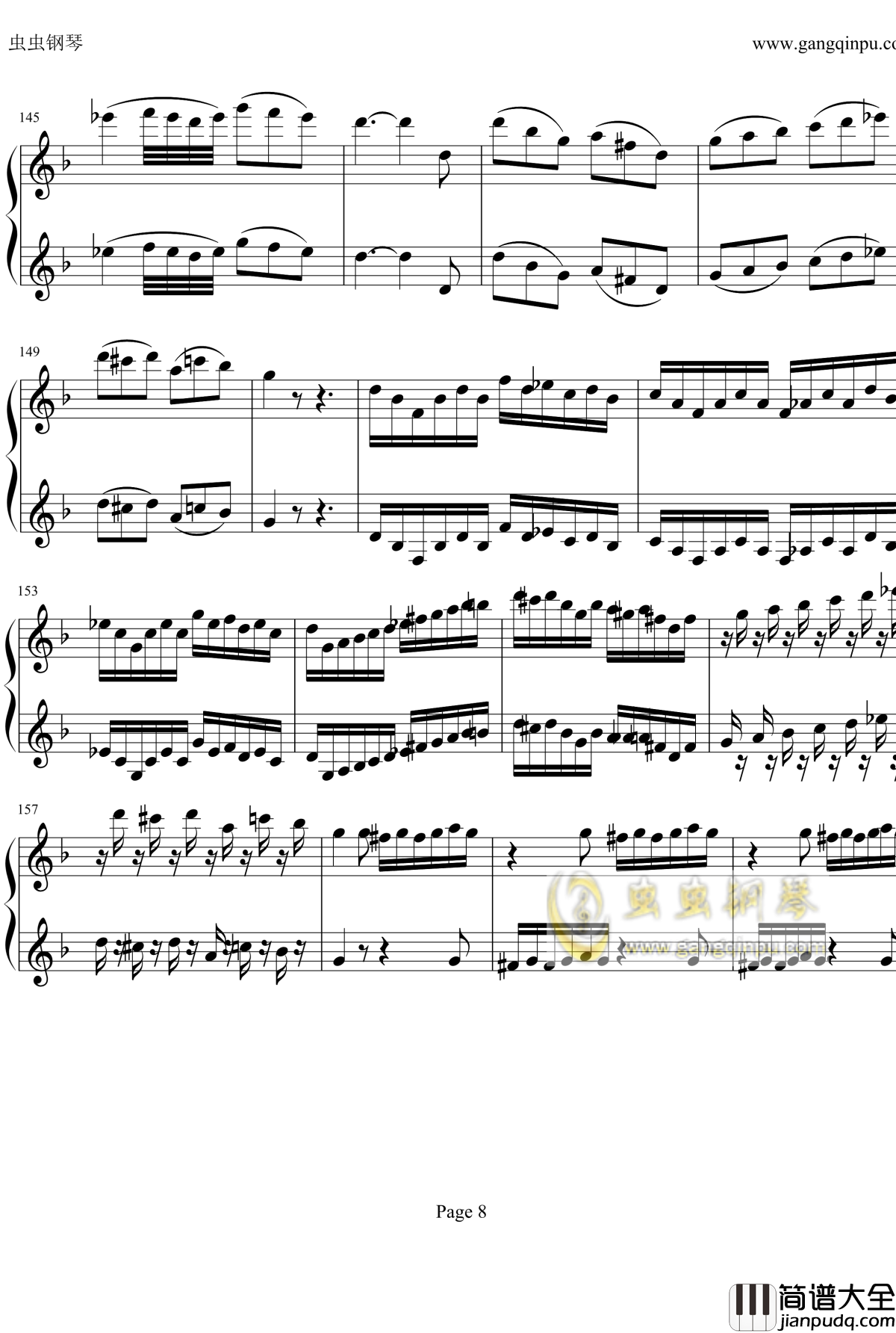 贝多芬钢琴协奏曲Op61第三乐章钢琴谱_贝多芬