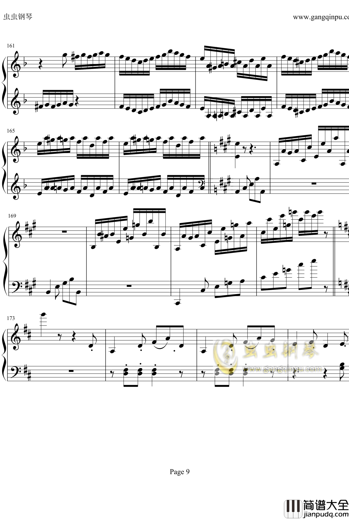 贝多芬钢琴协奏曲Op61第三乐章钢琴谱_贝多芬