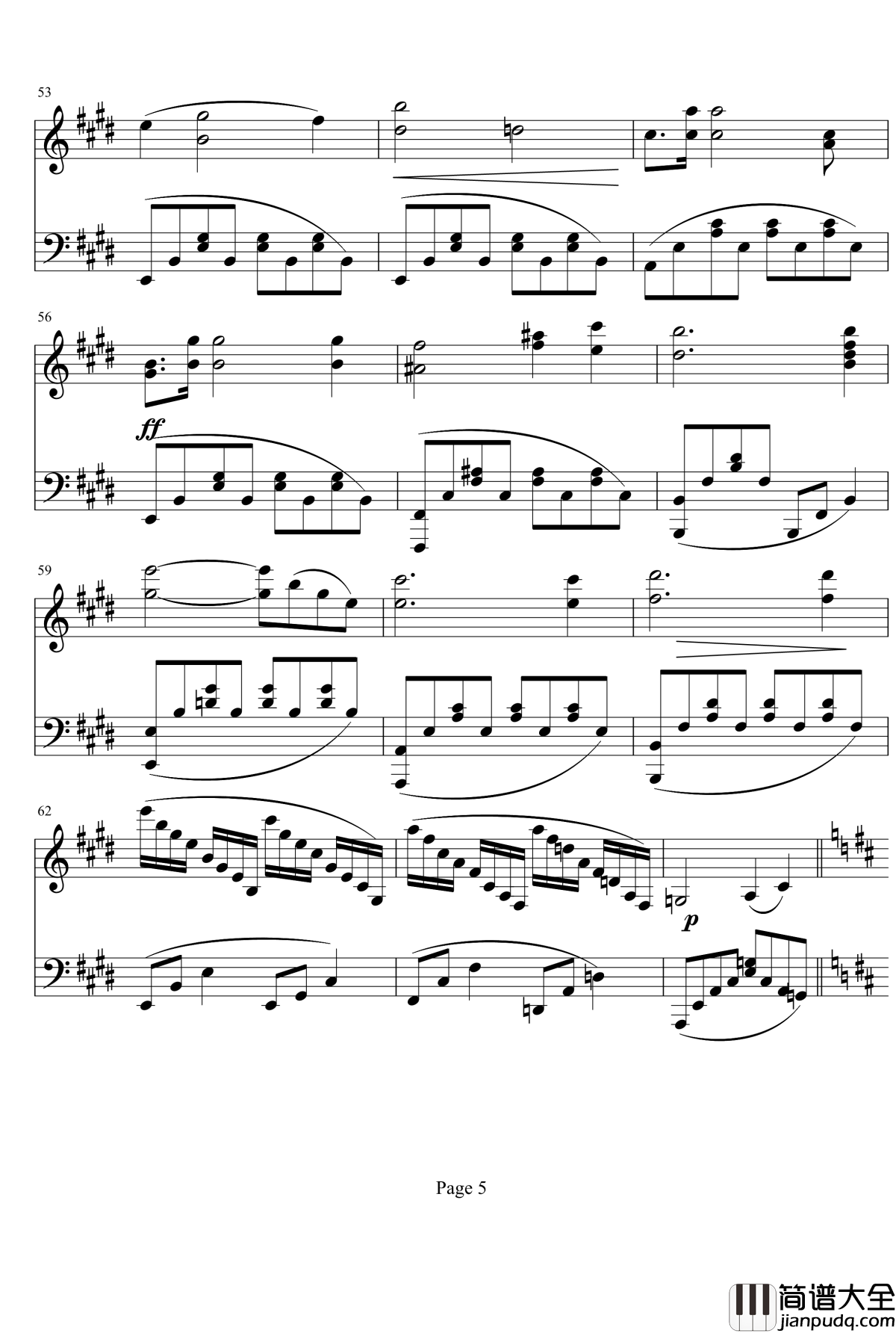 蓝钢琴谱_项道荣