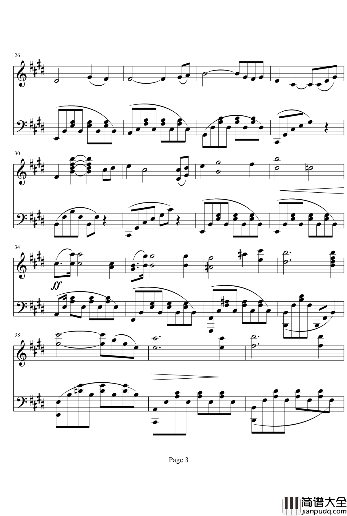 蓝钢琴谱_项道荣