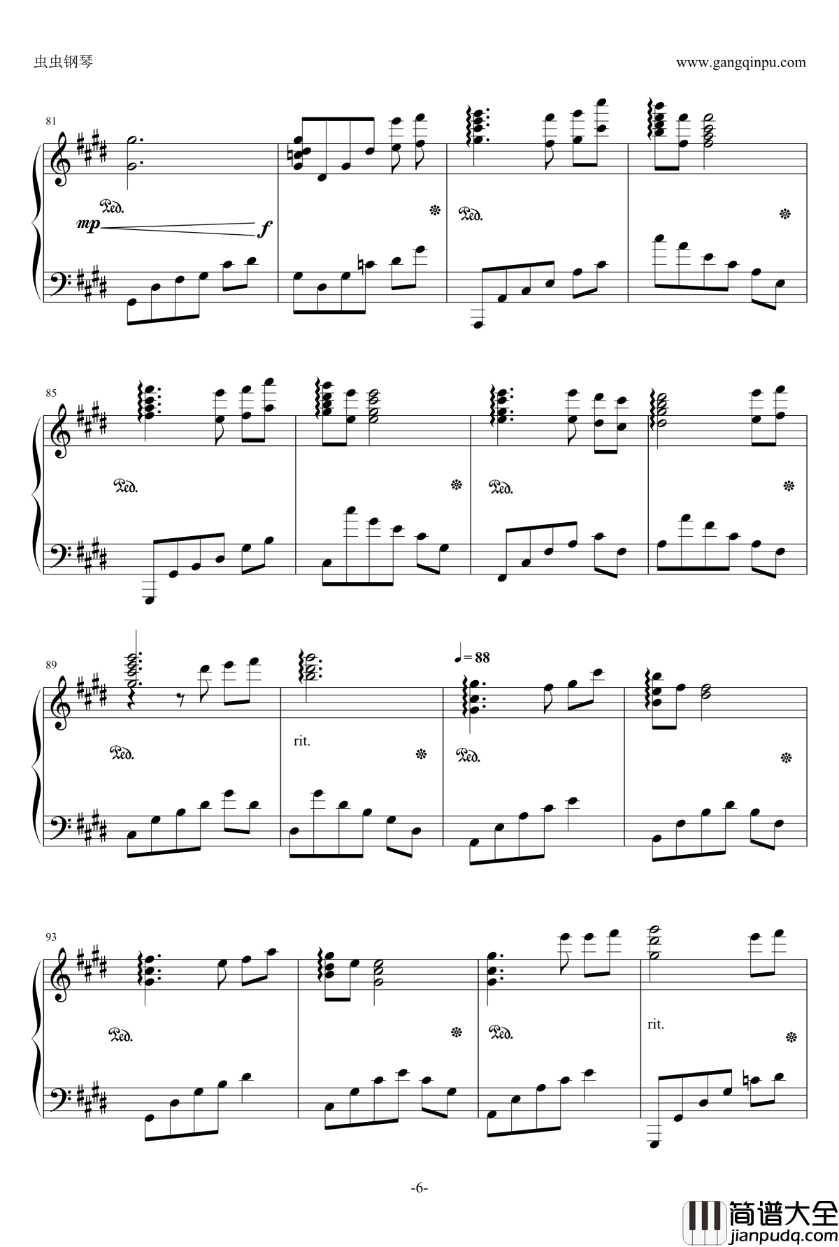 Euterpe钢琴谱_罪恶王冠__唯美简化版_Guilty_Crown_泽野弘之