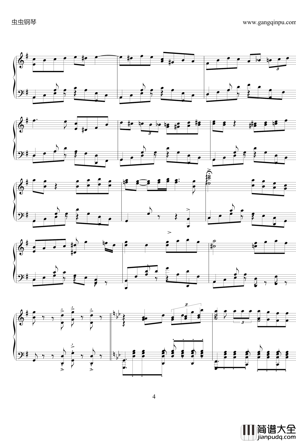 por_una_cabeza钢琴谱_小改_卡洛斯·葛戴尔