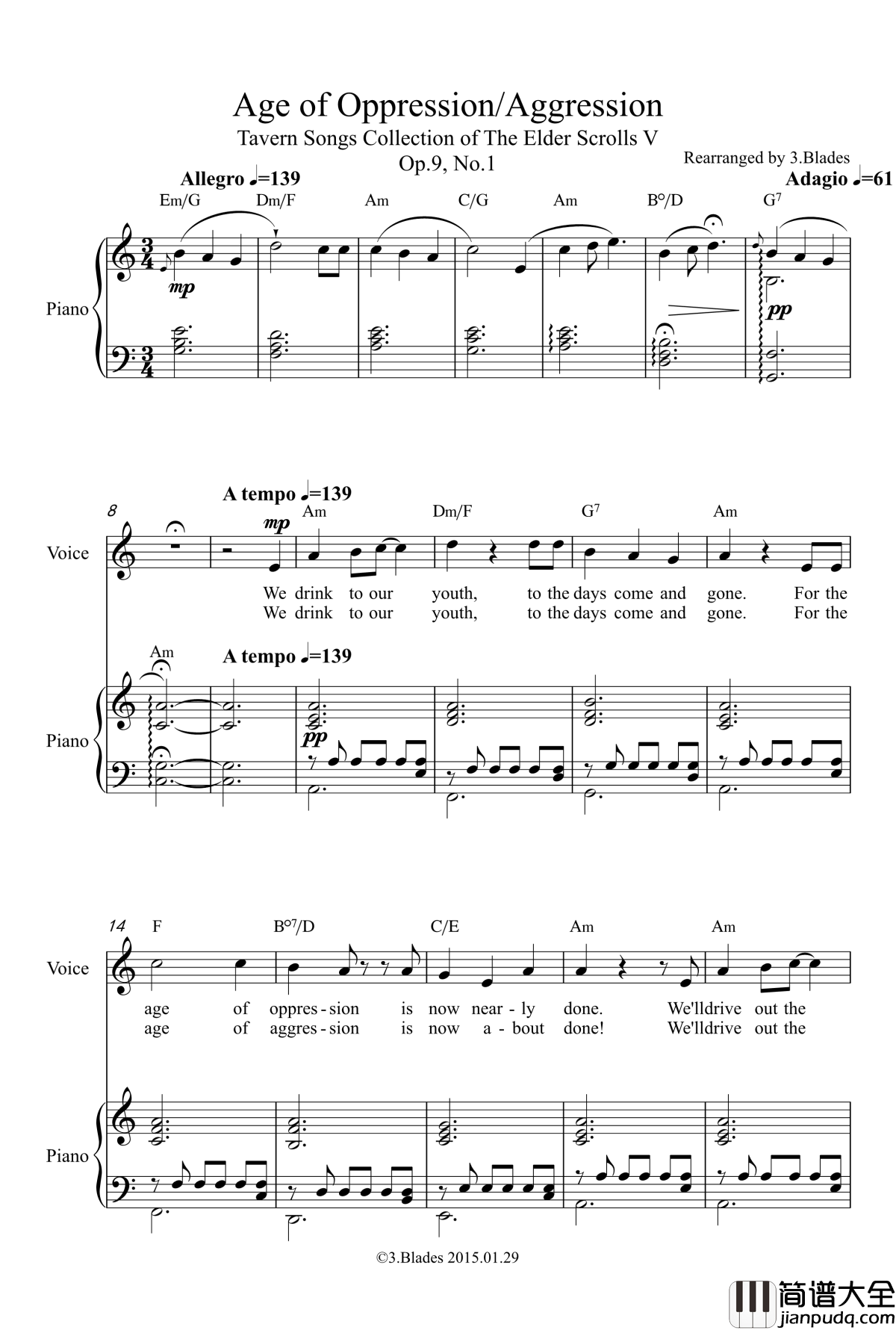 Age_of_Oppression/Aggression钢琴谱_老滚5_作废_上古卷轴