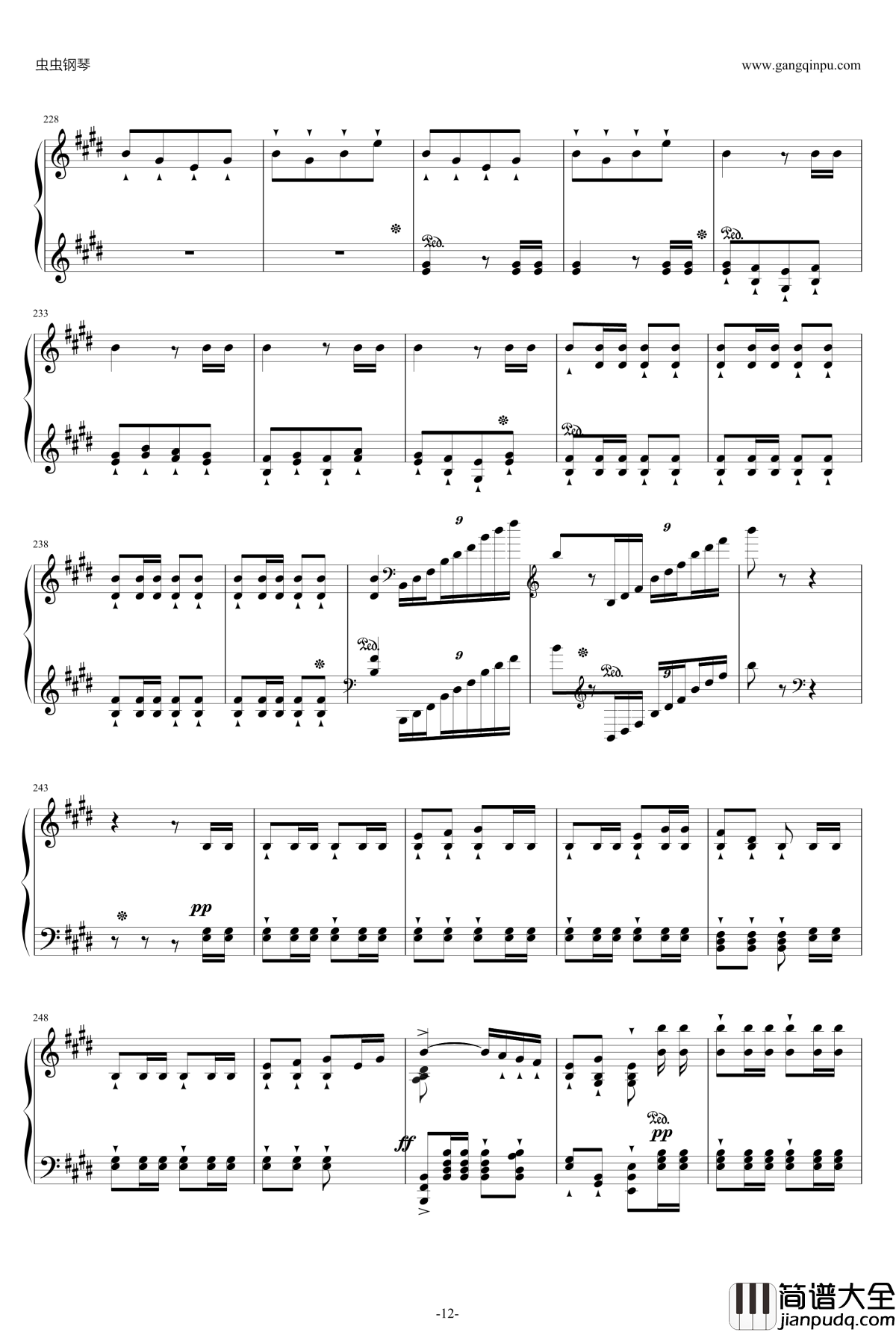 威廉·退尔序曲钢琴谱_李斯特S.552