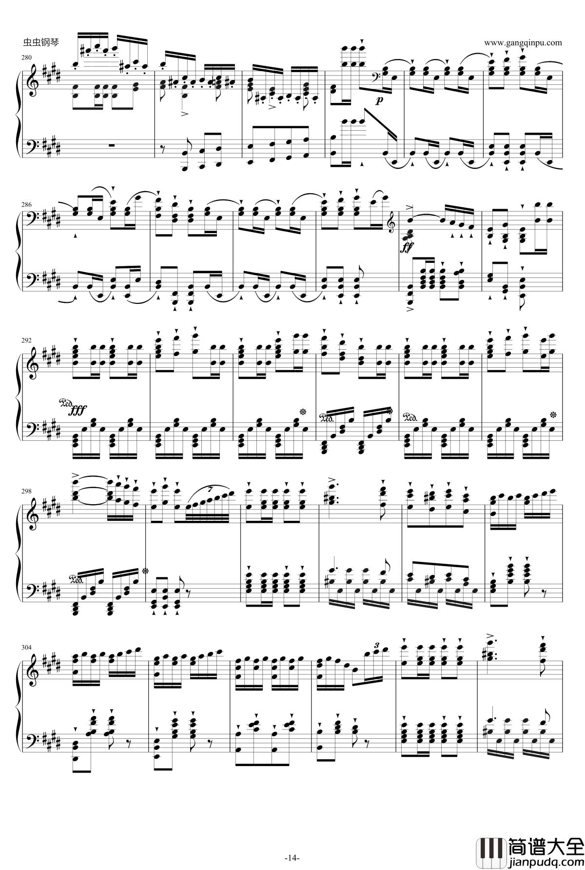 威廉·退尔序曲钢琴谱_李斯特S.552