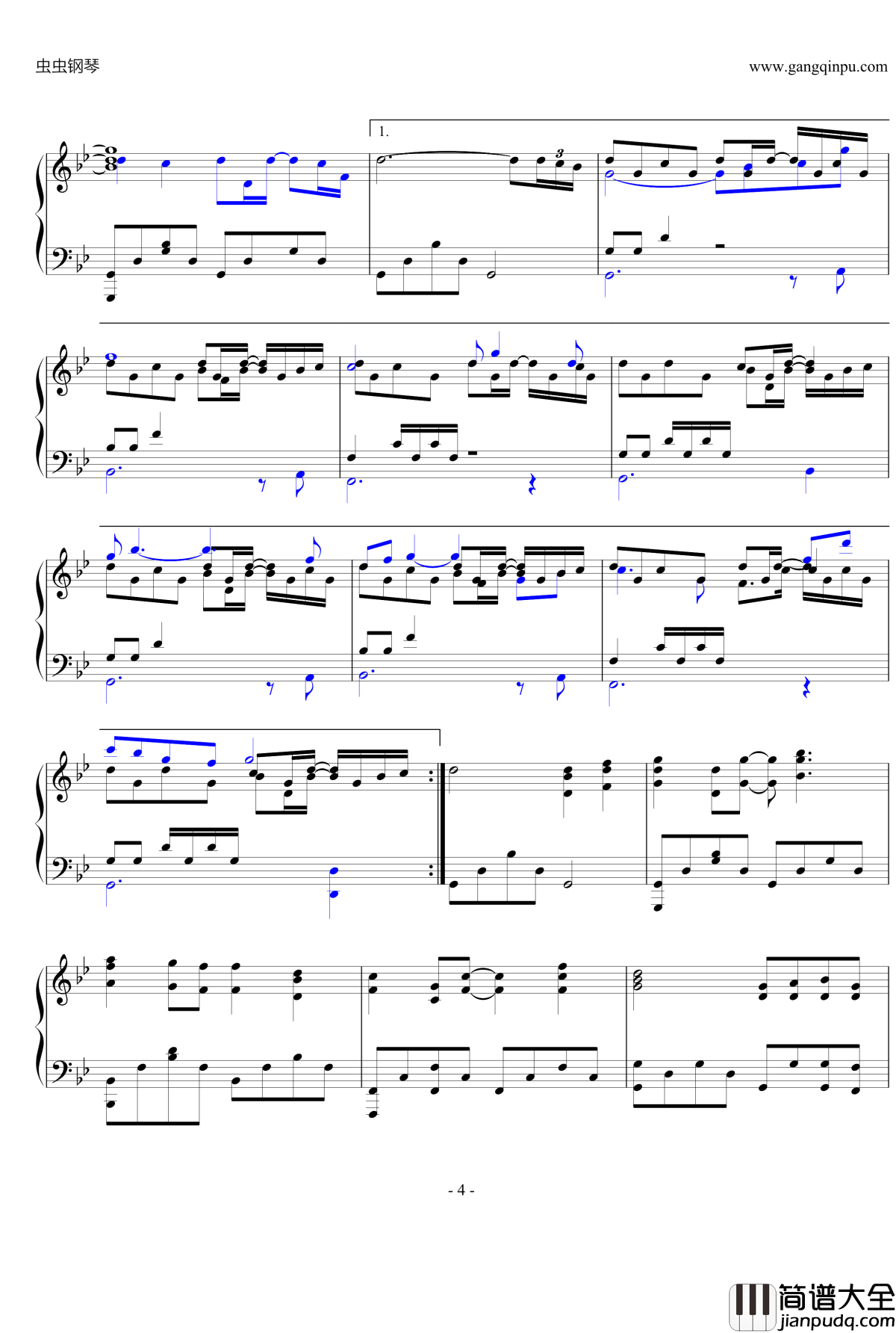 山河永幕钢琴谱_河图