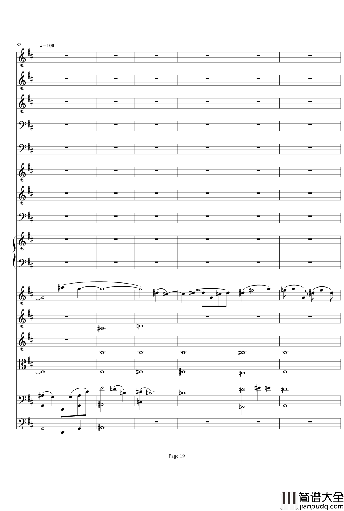 b小调小提琴协奏曲第三乐章钢琴谱_总谱_项道荣