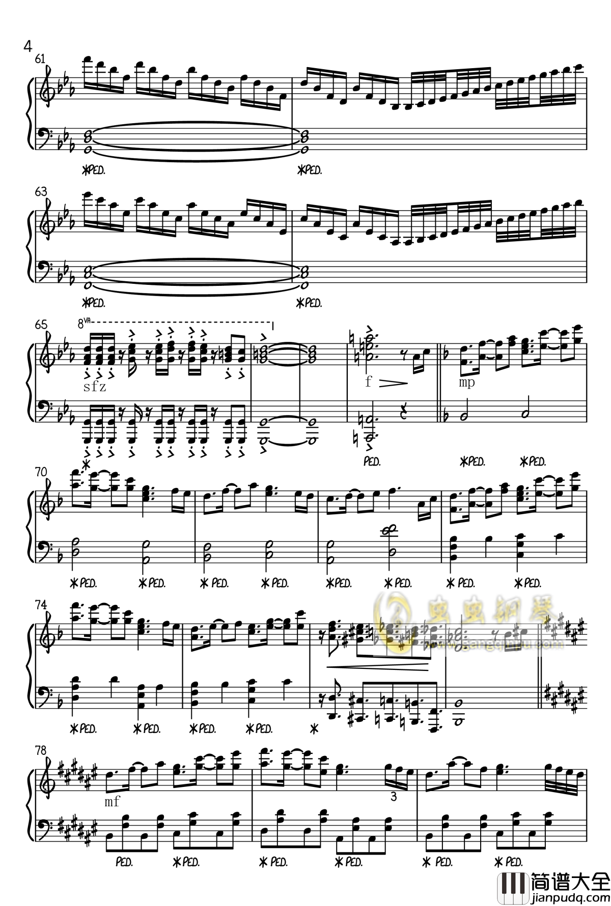 Parallel_Universe钢琴谱_逆動‧平行時空_Reverse‧__V.K