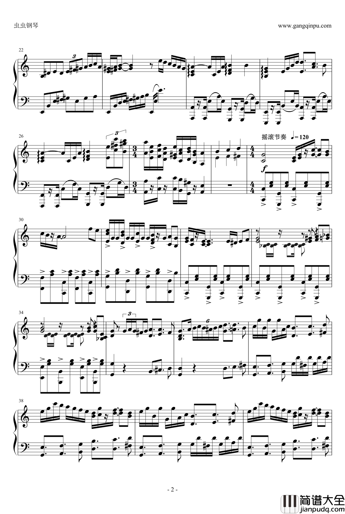 爱丽丝主题狂想曲钢琴谱_绝对的听觉冲击_贝多芬_beethoven