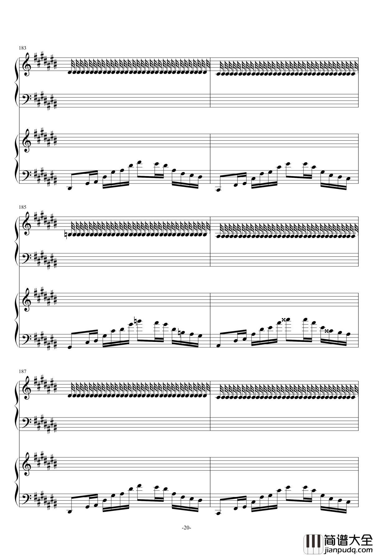 2135号组曲连弹钢琴谱_as2134