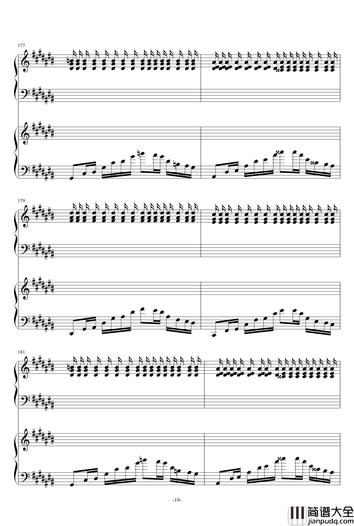 2135号组曲连弹钢琴谱_as2134