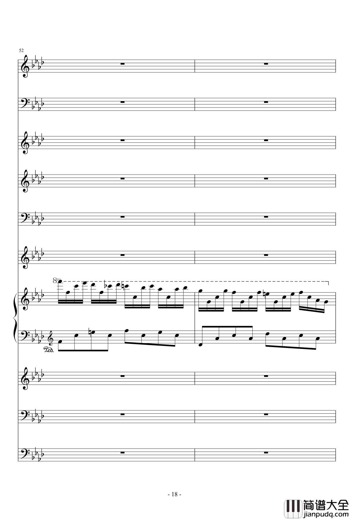 冬日的私语钢琴谱_ellocz