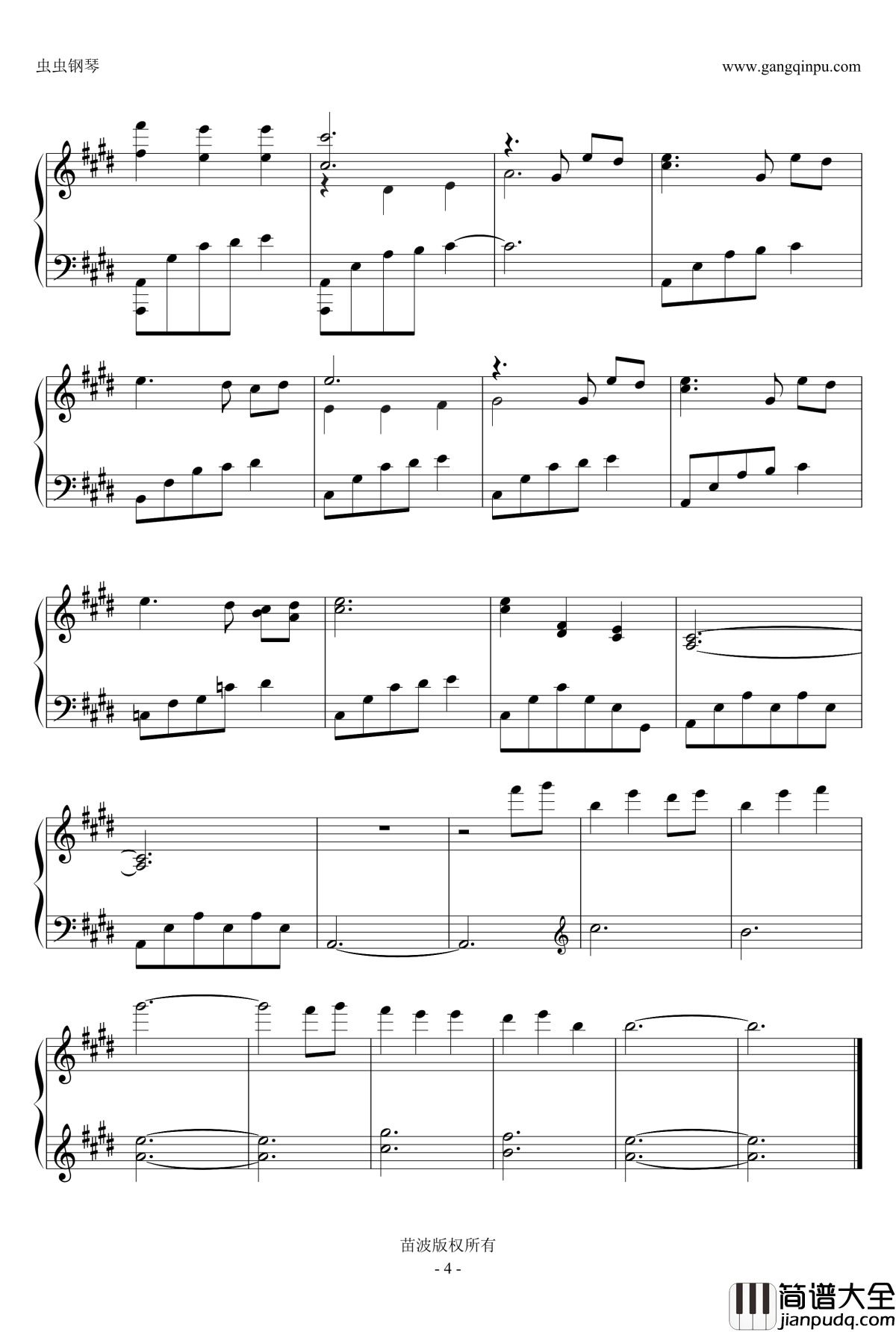 Promise钢琴谱_Doctor异乡人_O.S.T背景音乐