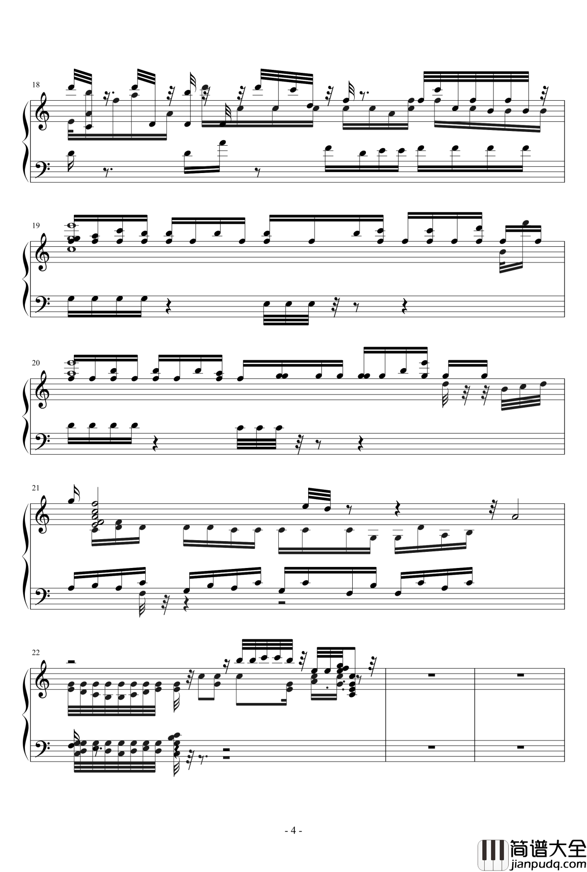 劳哈给钢琴谱_原创高难度钢琴曲_COMICKER