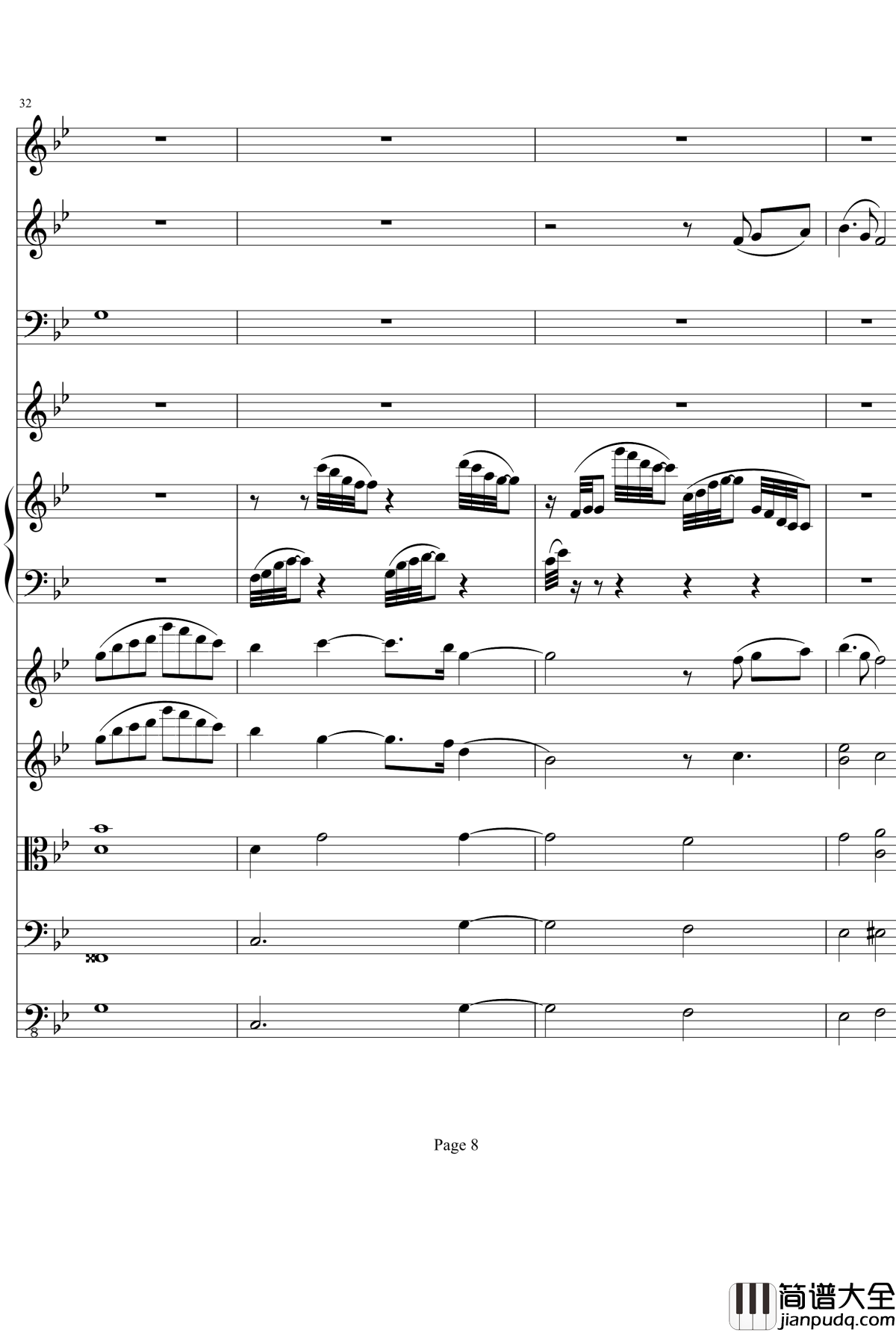 一个女孩的梦钢琴谱_项道荣_交响诗