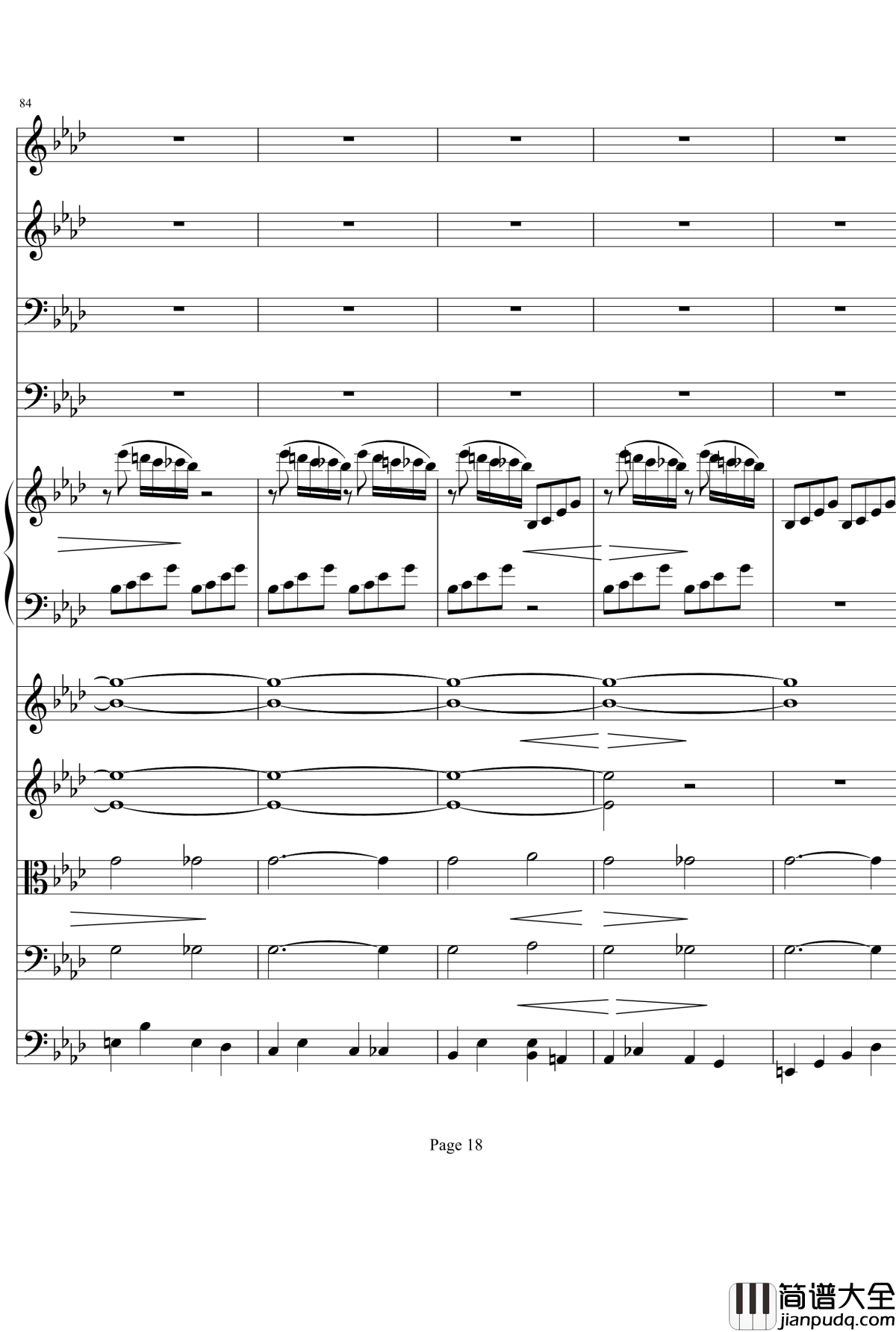 一个女孩的梦钢琴谱_项道荣_交响诗