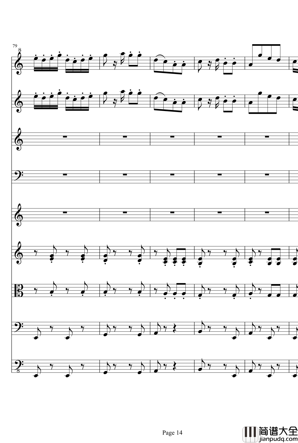 京剧曲调1钢琴谱_项道荣