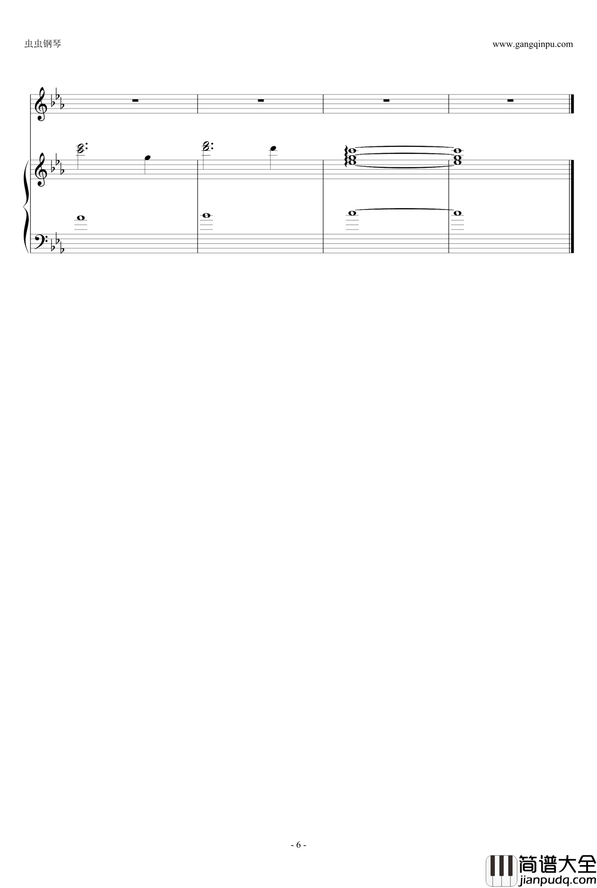 乌鸦钢琴谱__永夜幻想曲_主题曲