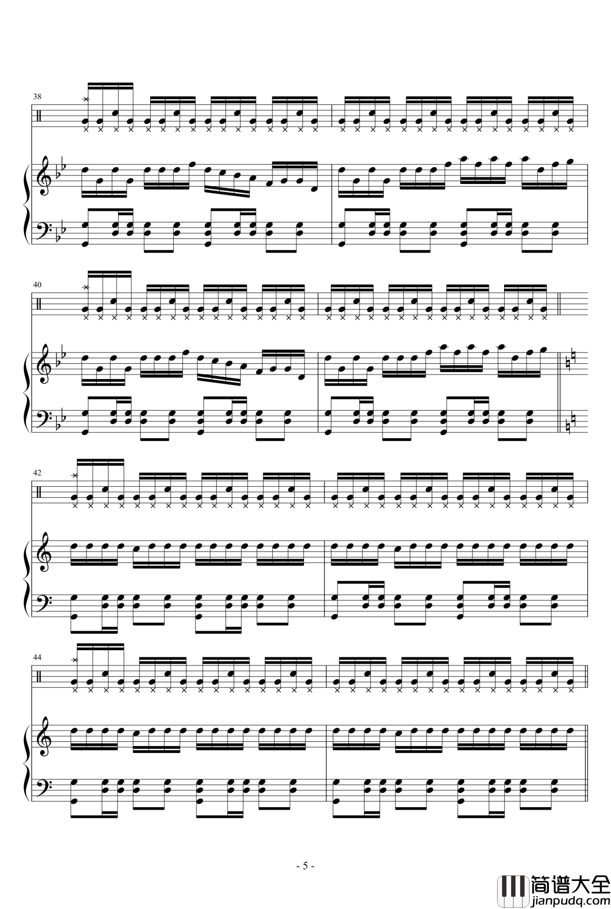 落日与船队钢琴谱_瑜乐星