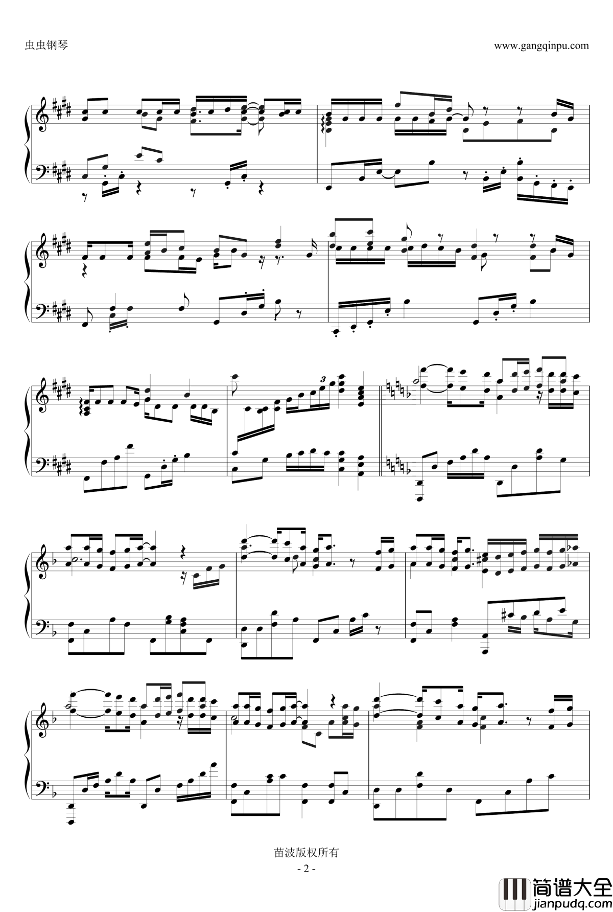 你的样子钢琴谱_齐秦