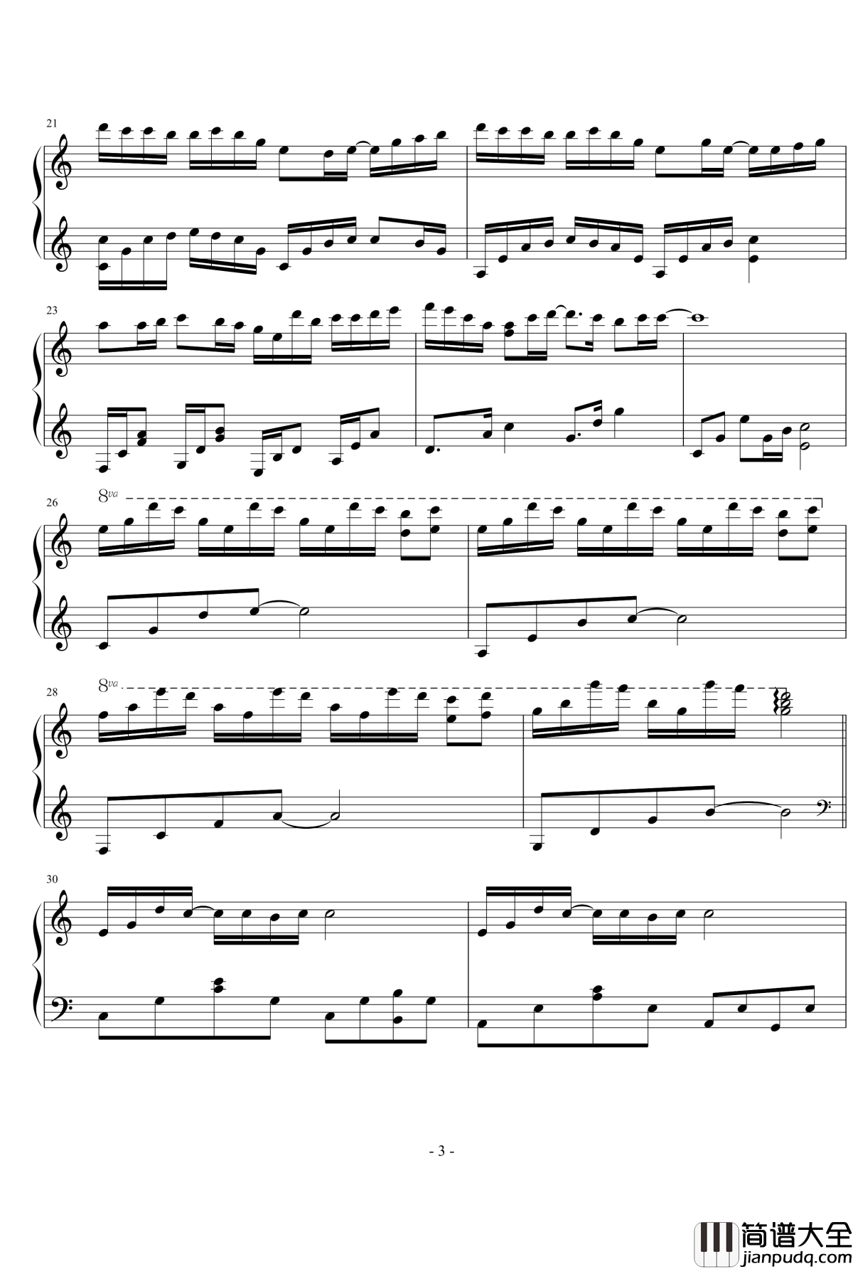 在你留给我的梦钢琴谱_Dream_can_be_parked_天使DELIA