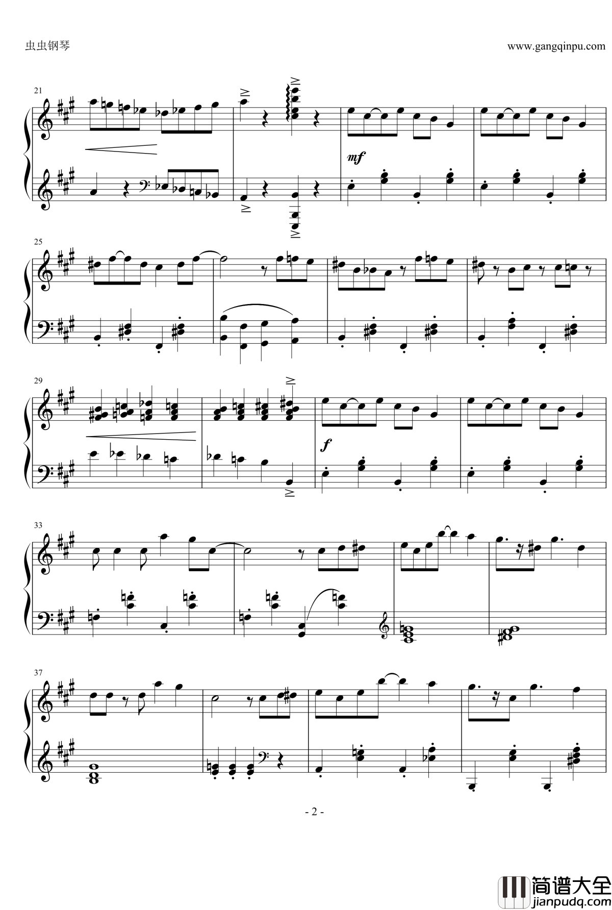 Rag_Time_On_the_Rag钢琴谱_崎谷健次郎