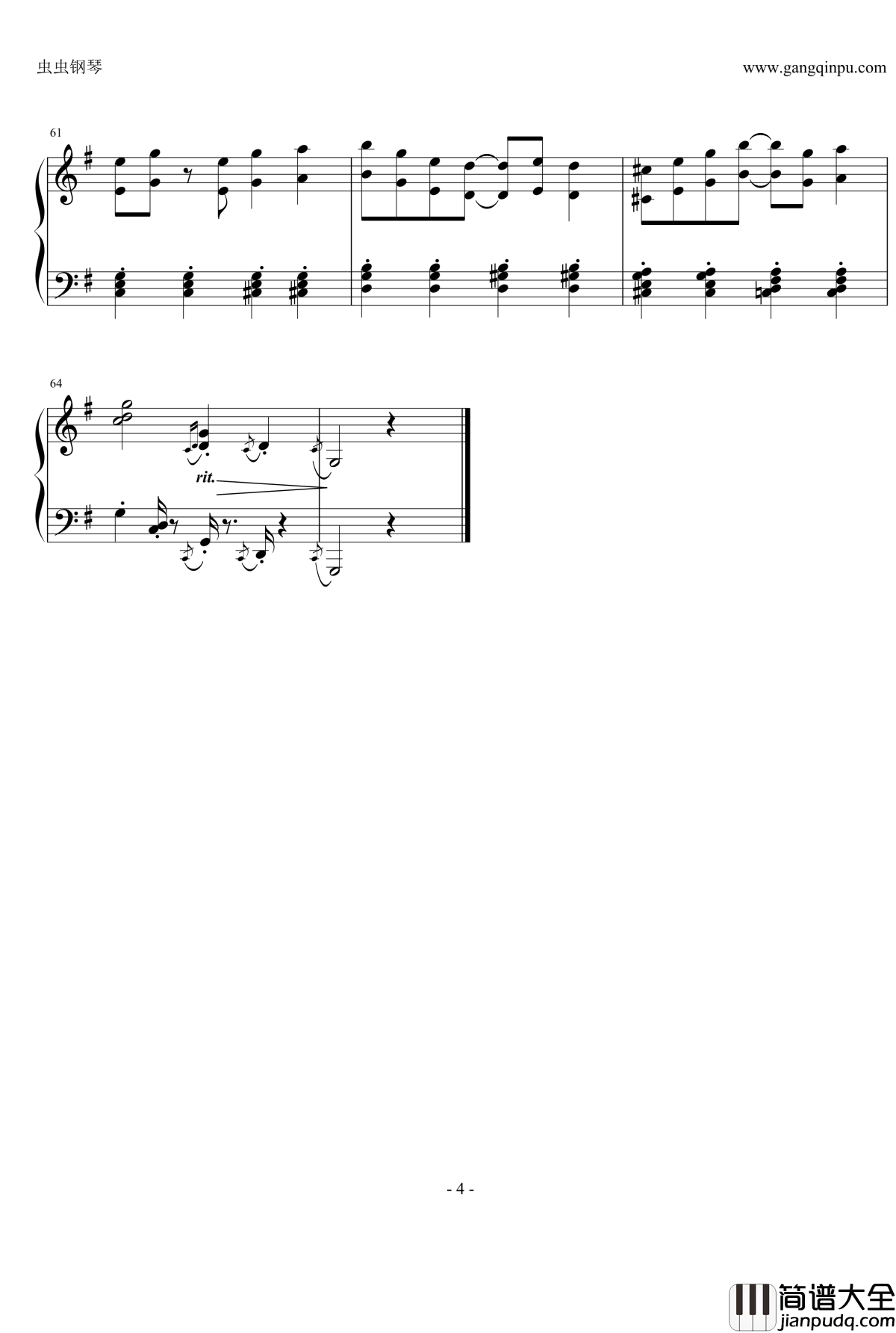 Rag_Time_On_the_Rag钢琴谱_崎谷健次郎