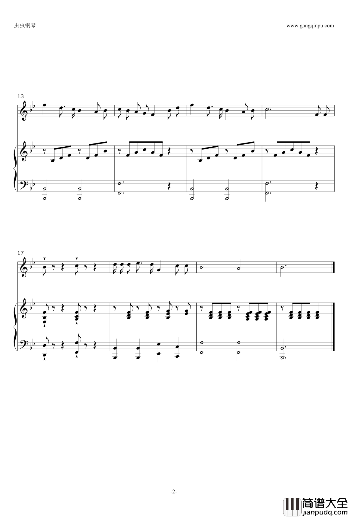 Grandfathers_Clock钢琴谱_作者:Henry_Clay_Work