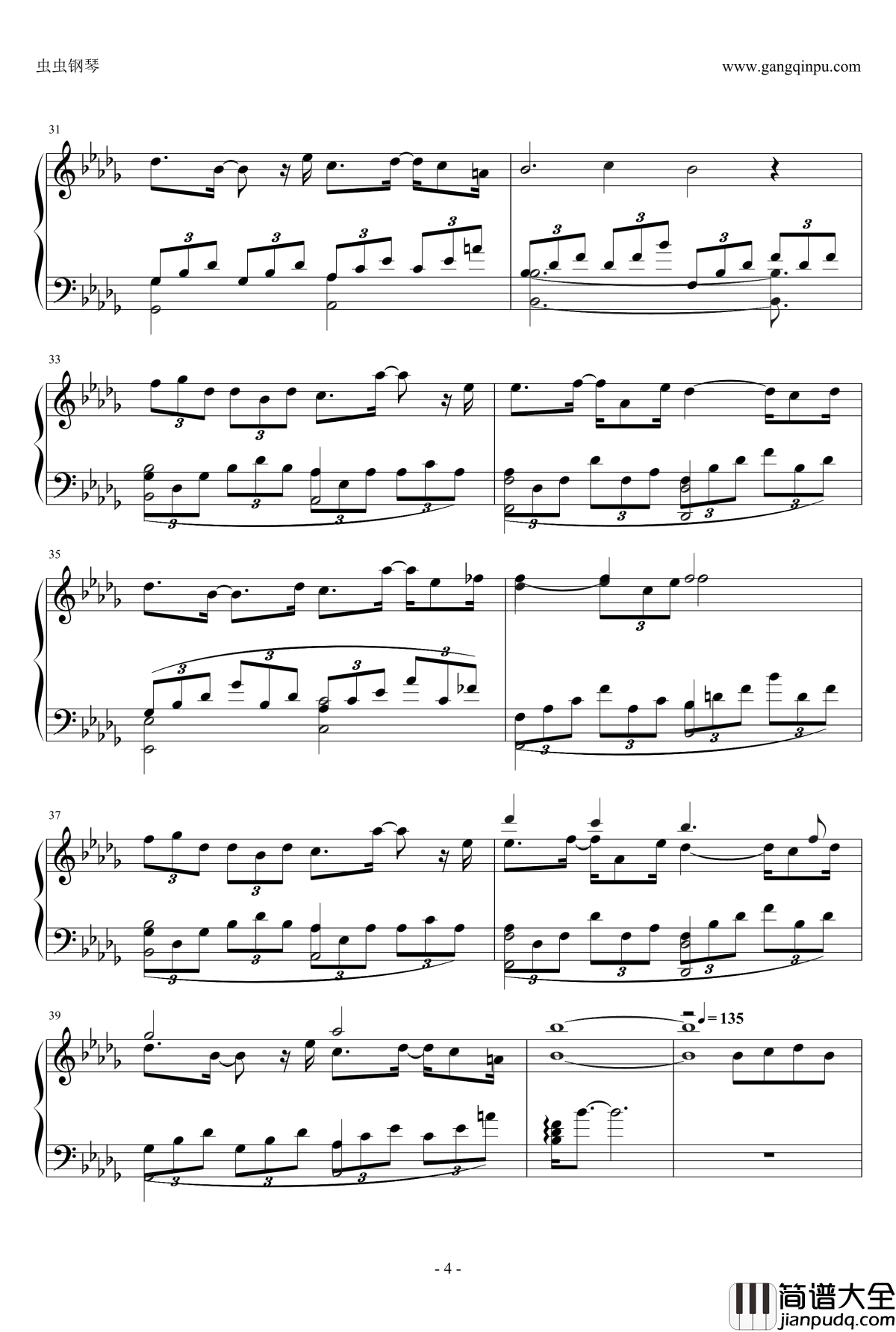 thexder钢琴谱_VOS