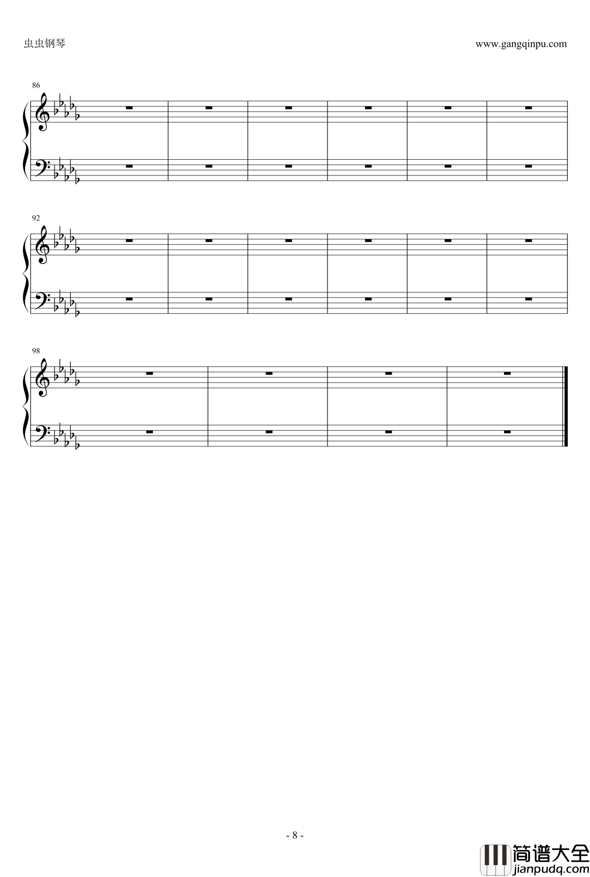 thexder钢琴谱_VOS