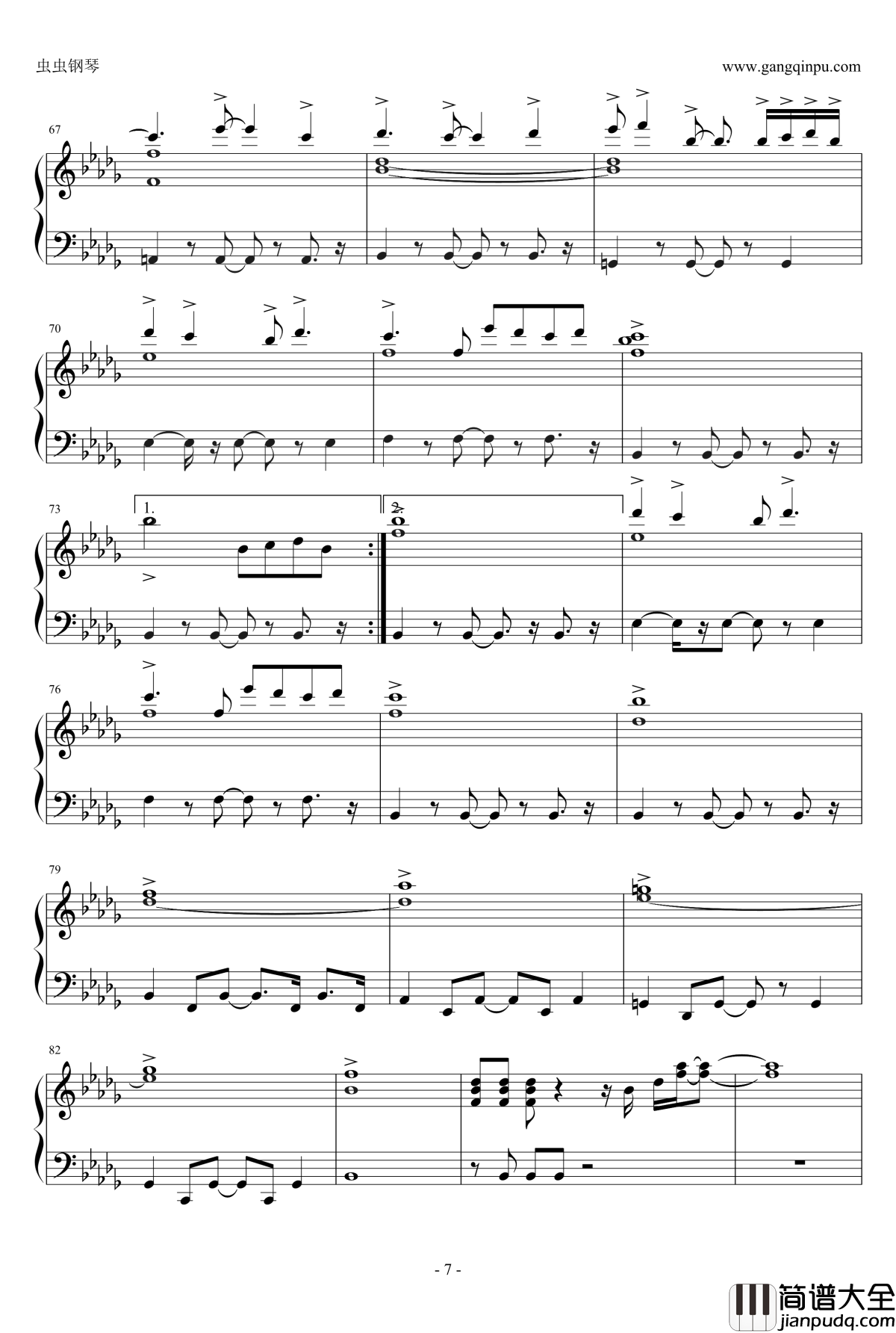 thexder钢琴谱_VOS