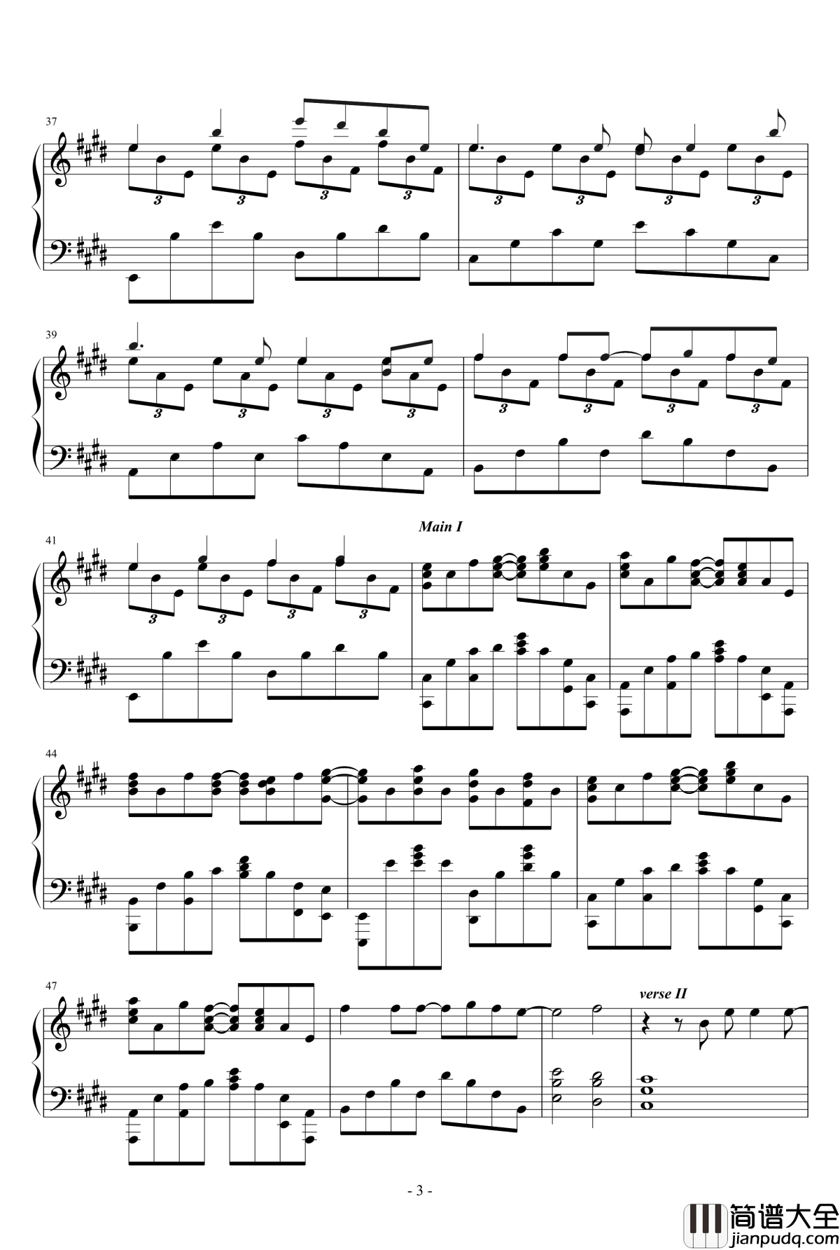 一路风景钢琴谱_标题要长_lcx64579