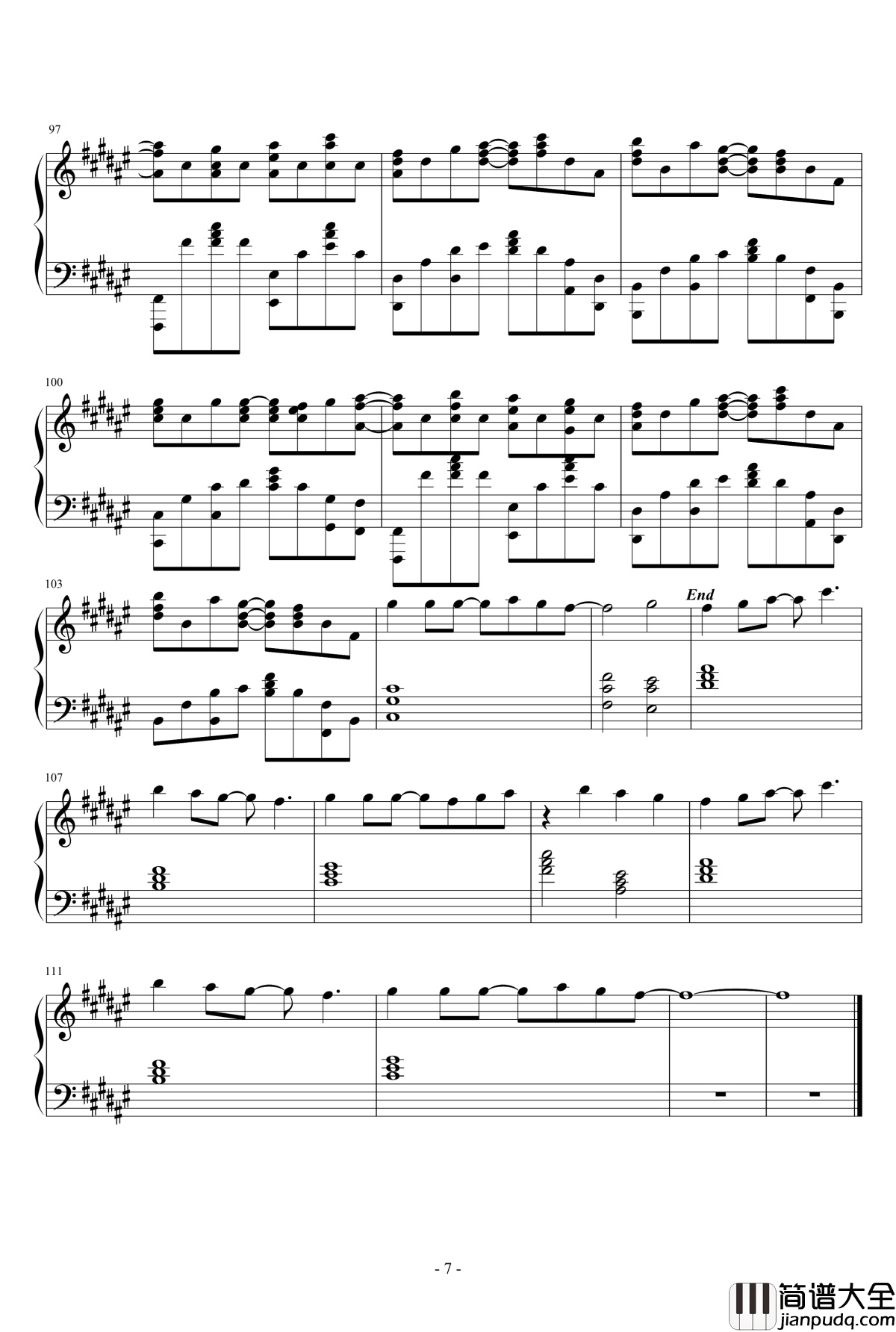 一路风景钢琴谱_标题要长_lcx64579