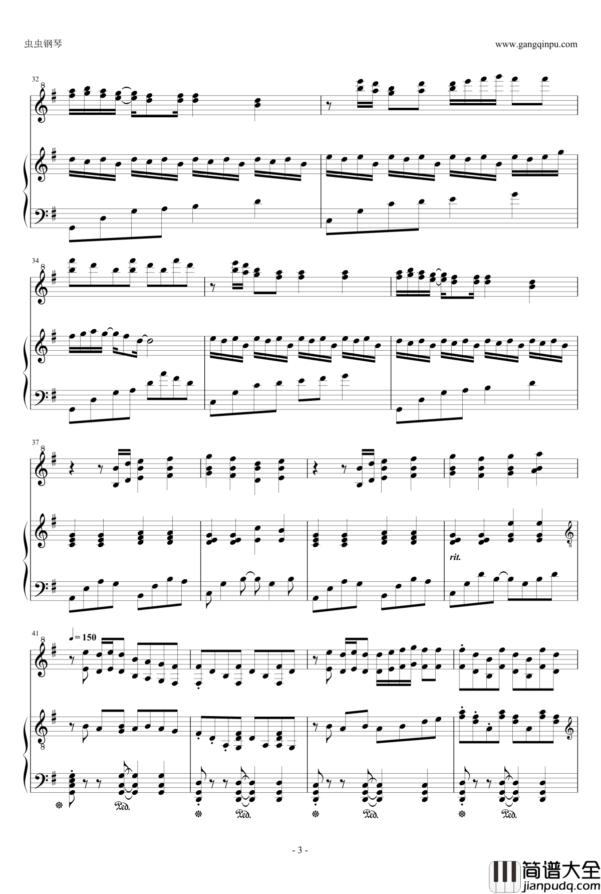 Bluebird_Story钢琴谱_接近原版_DJ_Okawari