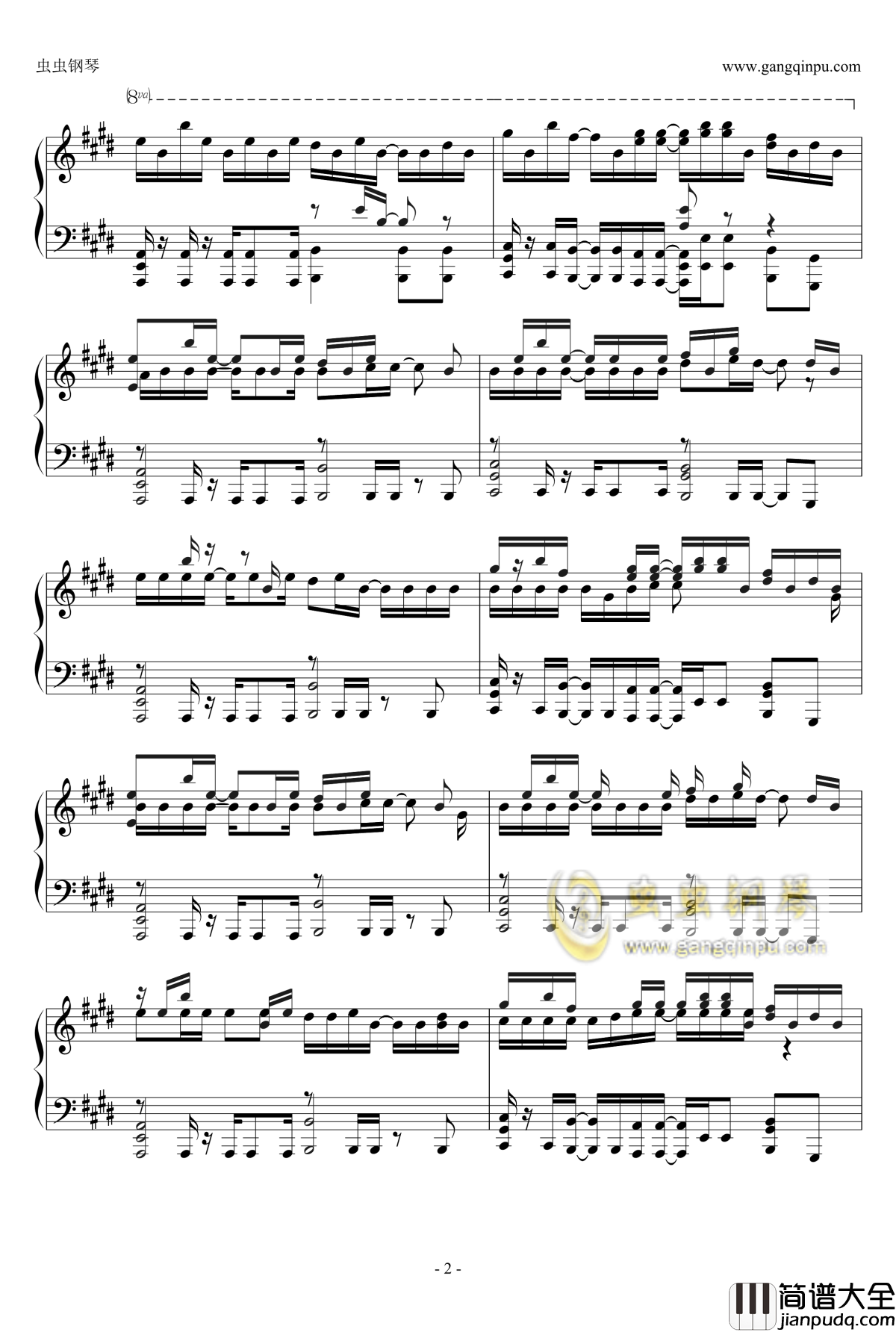 轻飘飘钢琴谱_牧野由依