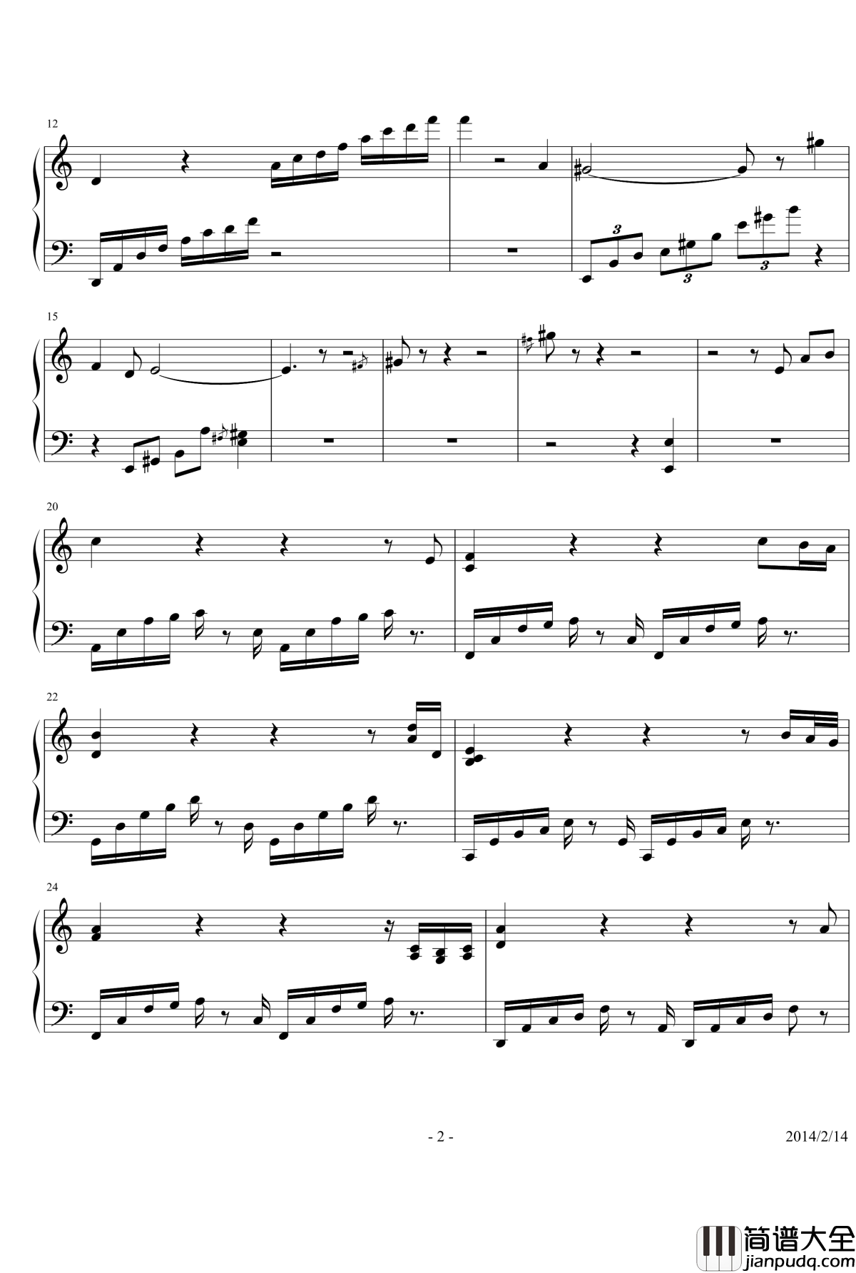 Waiting_for_MK·Hui钢琴谱_yuanhao2341_